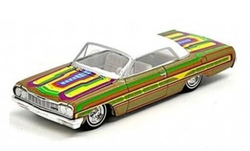 Modellautos Chevrolet Impala 1/64 Greenlight Lowrider metallise beige/Dekor 1964 1:64 Chevrolet Impala 1/64 Greenlight Lowrider metallise beige/Dekor 1964 1:64 modellautos