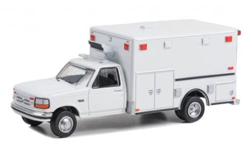 Modellautos Ford F-350 1/64 Greenlight Ambulance weiss 1992 1:64 Ford F-350 1/64 Greenlight Ambulance weiss 1992 1:64 modellautos