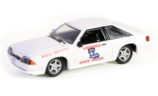 Modellautos Ford Mustang 1/64 Greenlight SSP Louisiana State Police 1993 1:64 Ford Mustang 1/64 Greenlight SSP Louisiana State Police 1993 1:64 modellautos