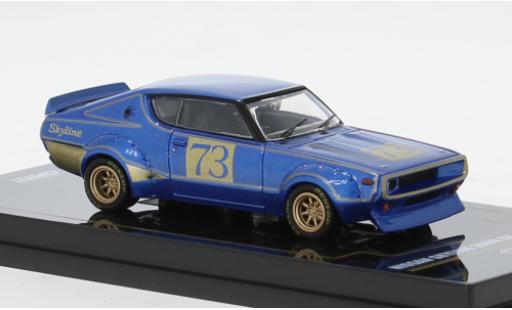 Modellautos Nissan Skyline 1/64 INNO64 2000 GT-R (KPGC110) blau/gold 1972 1:64 Nissan Skyline 1/64 INNO64 2000 GT-R (KPGC110) blau/gold 1972 1:64 modellautos