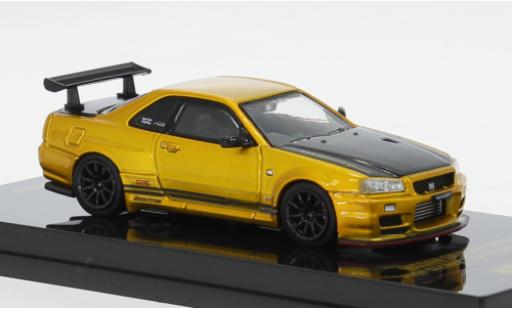 Modellautos Nissan Skyline 1/64 INNO64 GT-R R34 gold/carbon 2024 1:64 Nissan Skyline 1/64 INNO64 GT-R R34 gold/carbon 2024 1:64 modellautos