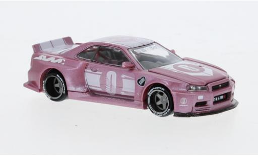 Modellautos Nissan Skyline 1/64 Mini GT GT-R (R34) pink 1:64 Nissan Skyline 1/64 Mini GT GT-R (R34) pink 1:64 modellautos