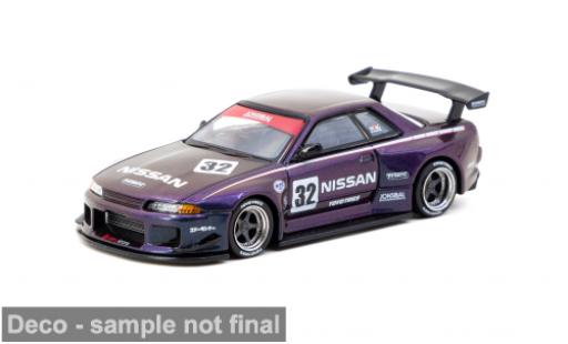Modellautos Nissan Skyline 1/64 Tarmac Works R32 GTR lila 1:64 Nissan Skyline 1/64 Tarmac Works R32 GTR lila 1:64 modellautos
