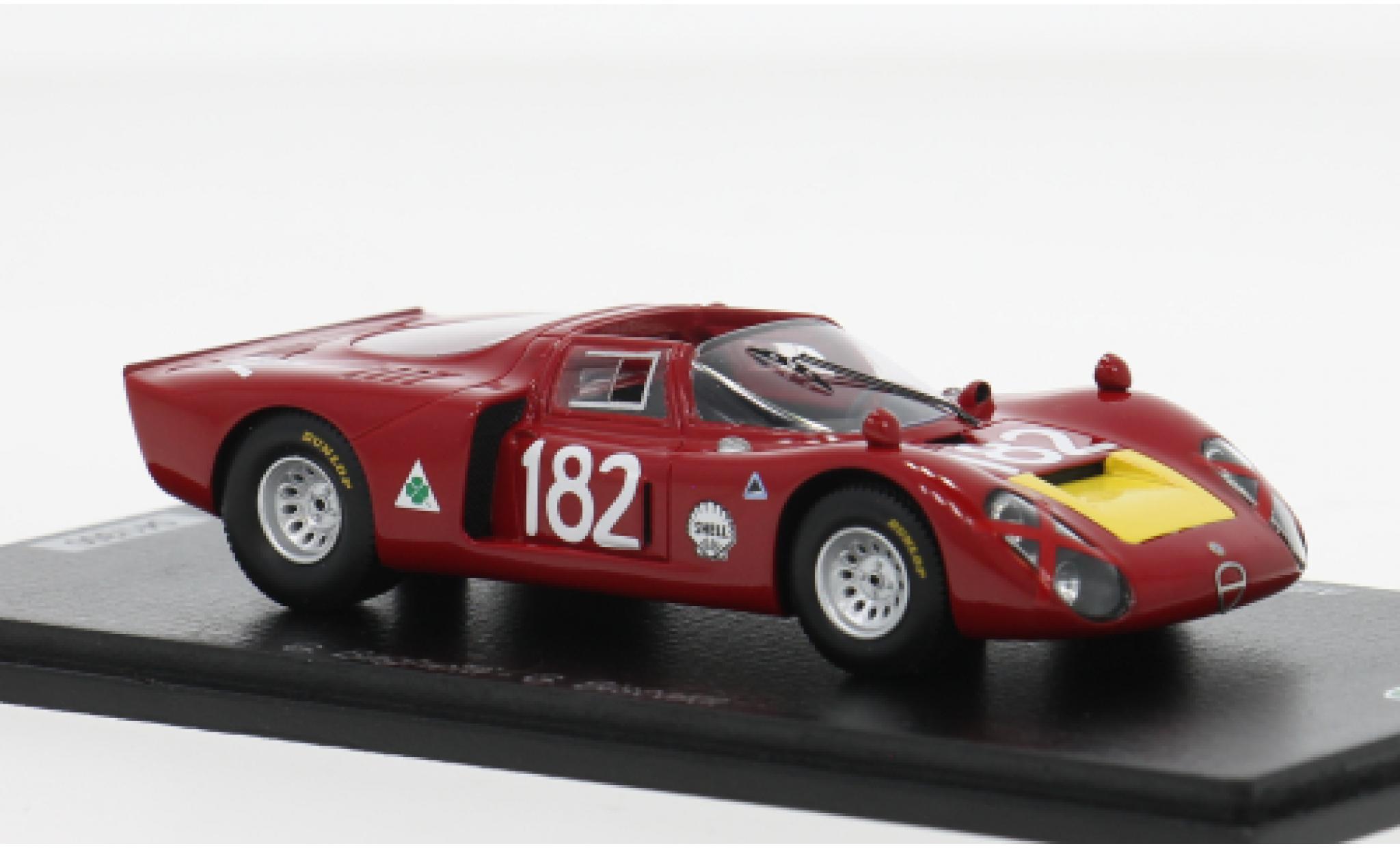 Alfa Romeo T33 1/43 Spark /2 Targa Florio 1968 #182 G.Baghetti/G.Biscaldi 1:43 modellautos