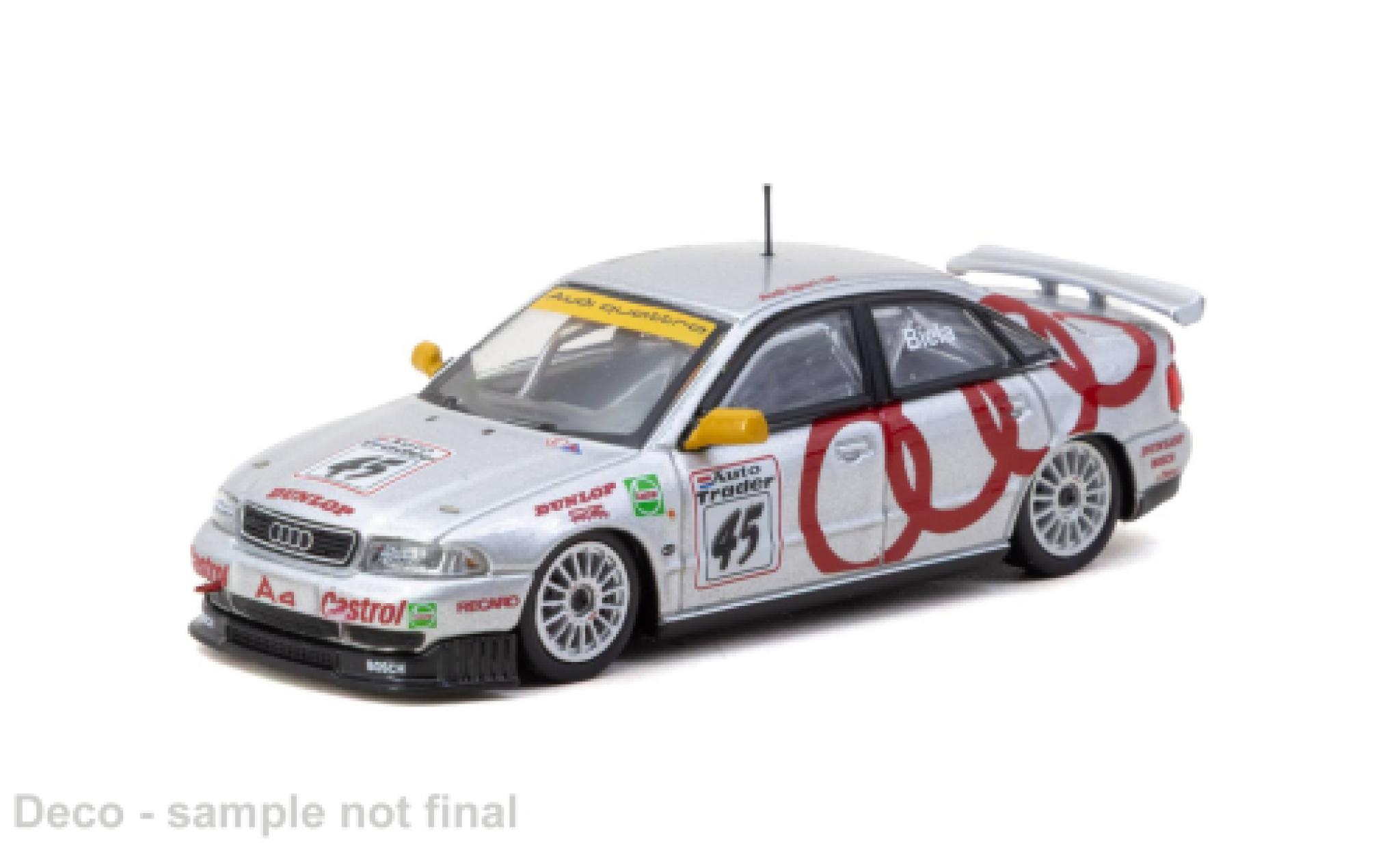 Audi A4 1/64 Tarmac Works Quattro BTCC 1996 #45 F.Biela 1:64 modellautos