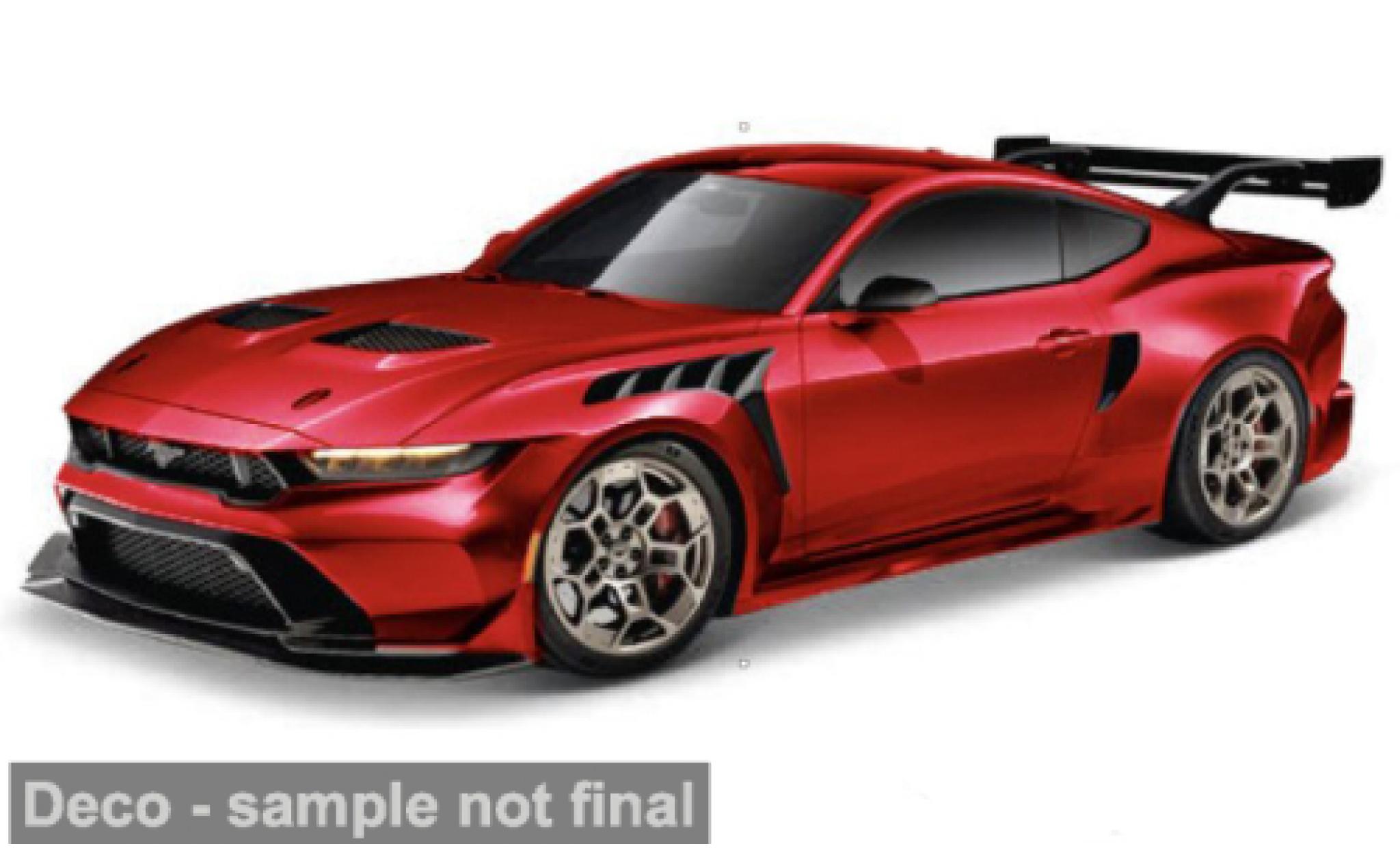 Ford Mustang 1/43 Burago Bburago GTD rot 2025 1:43 modellautos