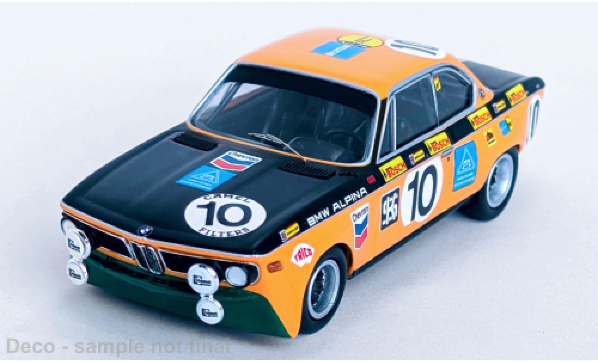 Bmw 2800 1/43 Trofeu CS 24h Spa 1971 #10 N.Lauda/G.Larrousse 1:43 modellautos