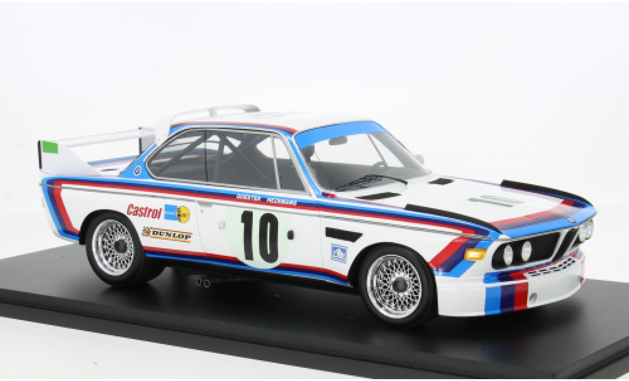 Bmw 3.0 1/18 Spark CSL 24h Spa 1973 #10 D.Quester/T.Hezemans 1:18 modellautos