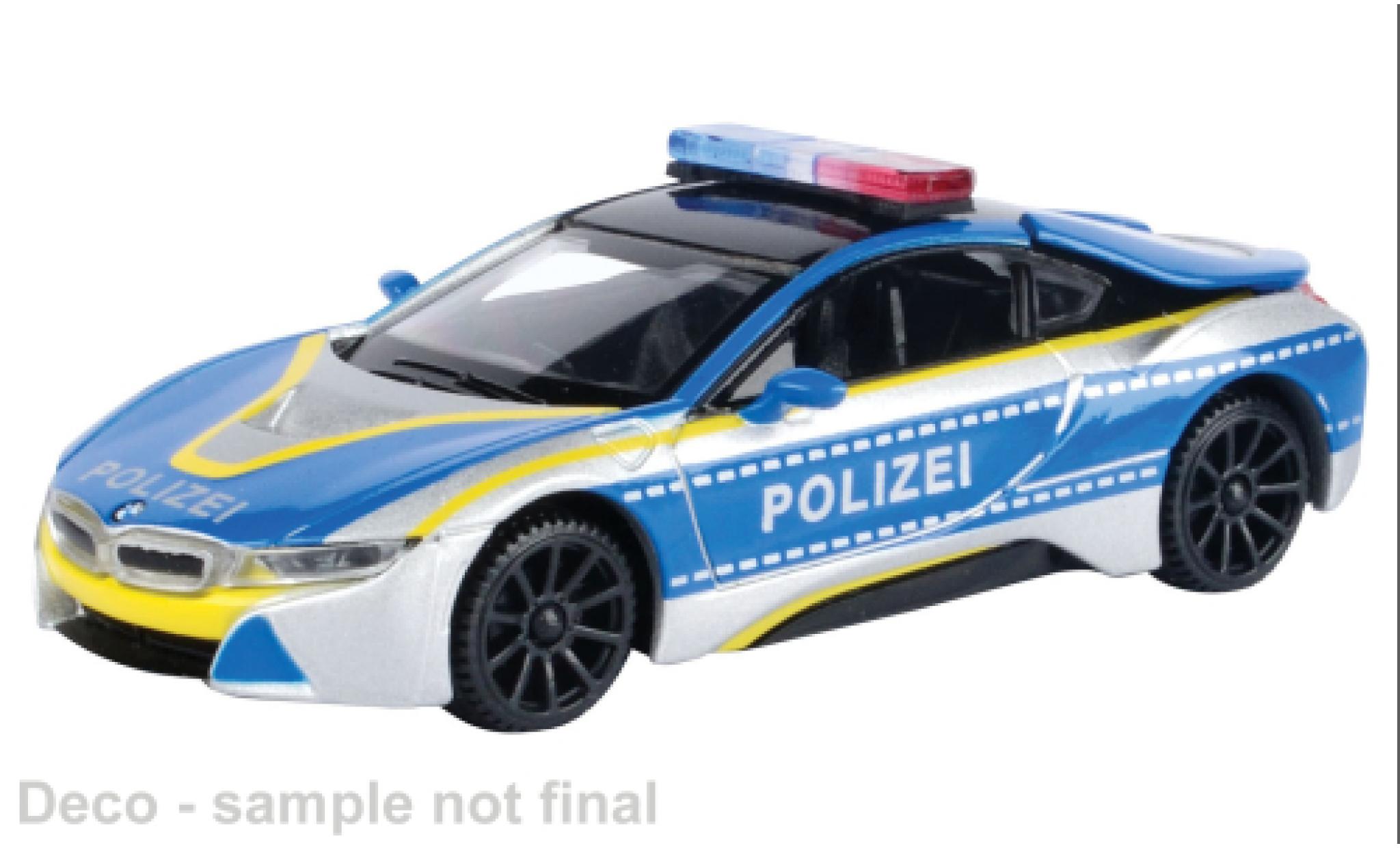 Bmw i8 1/43 Motormax 2018 Polizei 1:43 modellautos