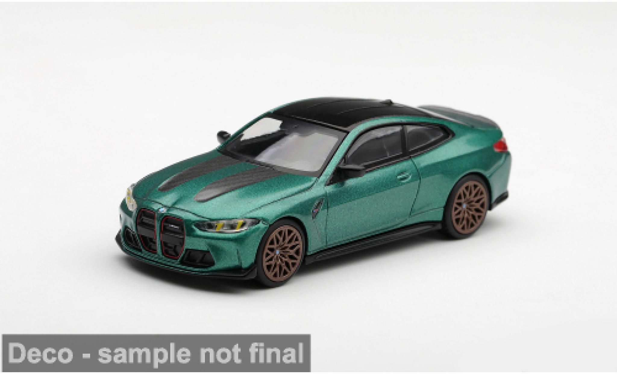 Bmw M4 1/64 Mini GT (G82) gr&uuml;n 2024 1:64 modellautos