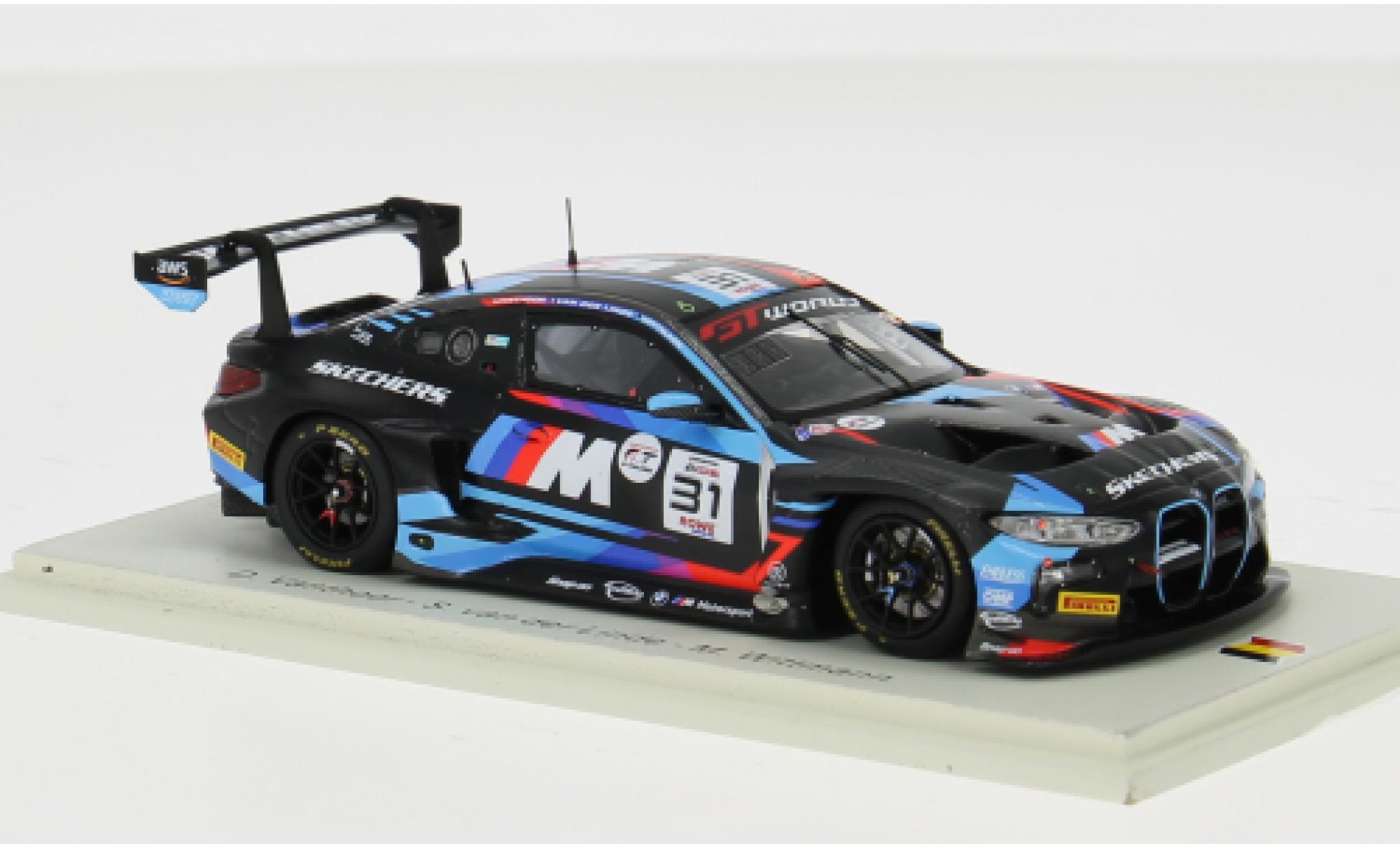 Bmw M4 1/43 Spark GT3 EVO 24h Spa 2025 Team WRT #31 U.de Wilde/C.Weerts 1:43 modellautos