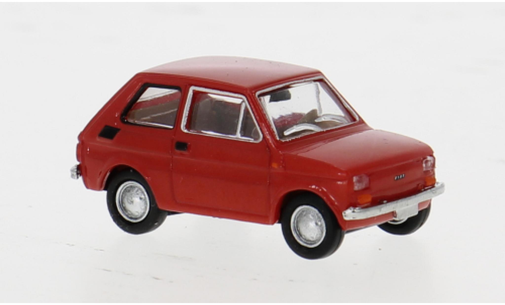 Fiat 126 1/87 Brekina Drummer rot 1:87 modellautos