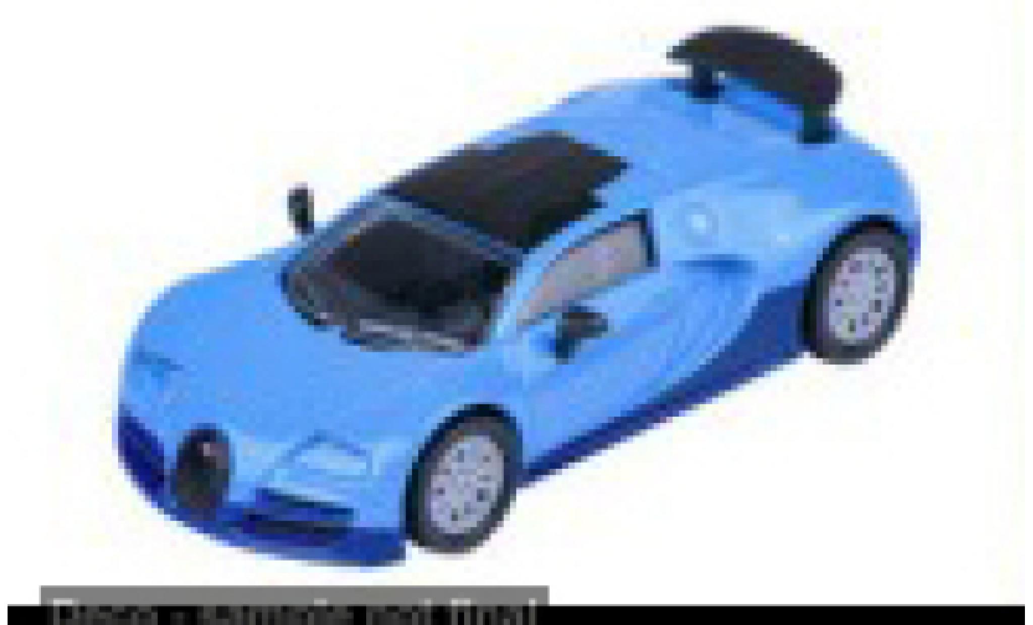 Bugatti Veyron 1/64 Majorette 16.4 Super Sport blau 2005 1:64 modellautos