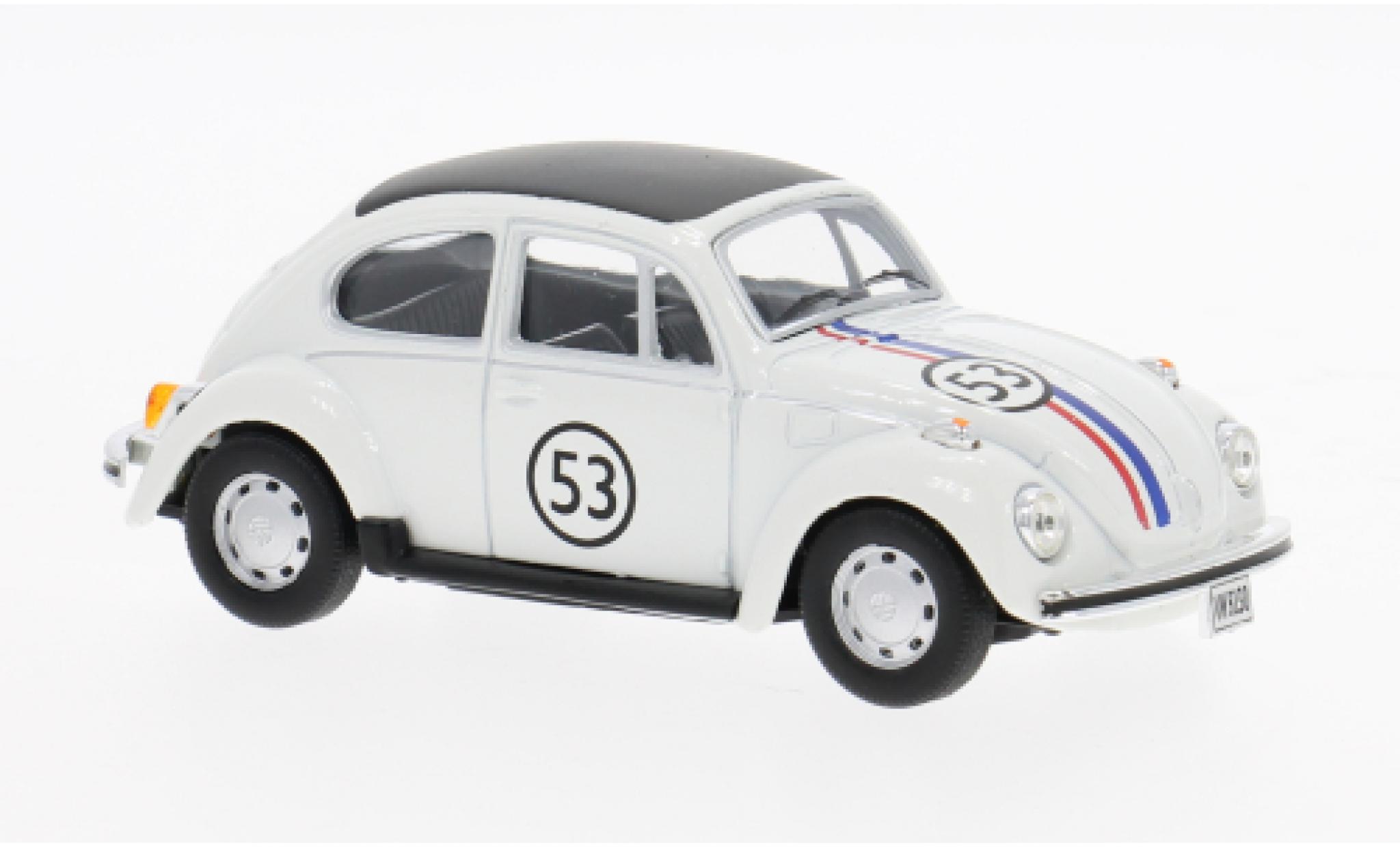 Volkswagen Beetle 1/43 Cararama (Käfer) 1966 Herbie No.53 1:43 Modellautos Volkswagen Beetle 1/43 Cararama (Käfer) 1966 Herbie No.53 1:43 modellautos