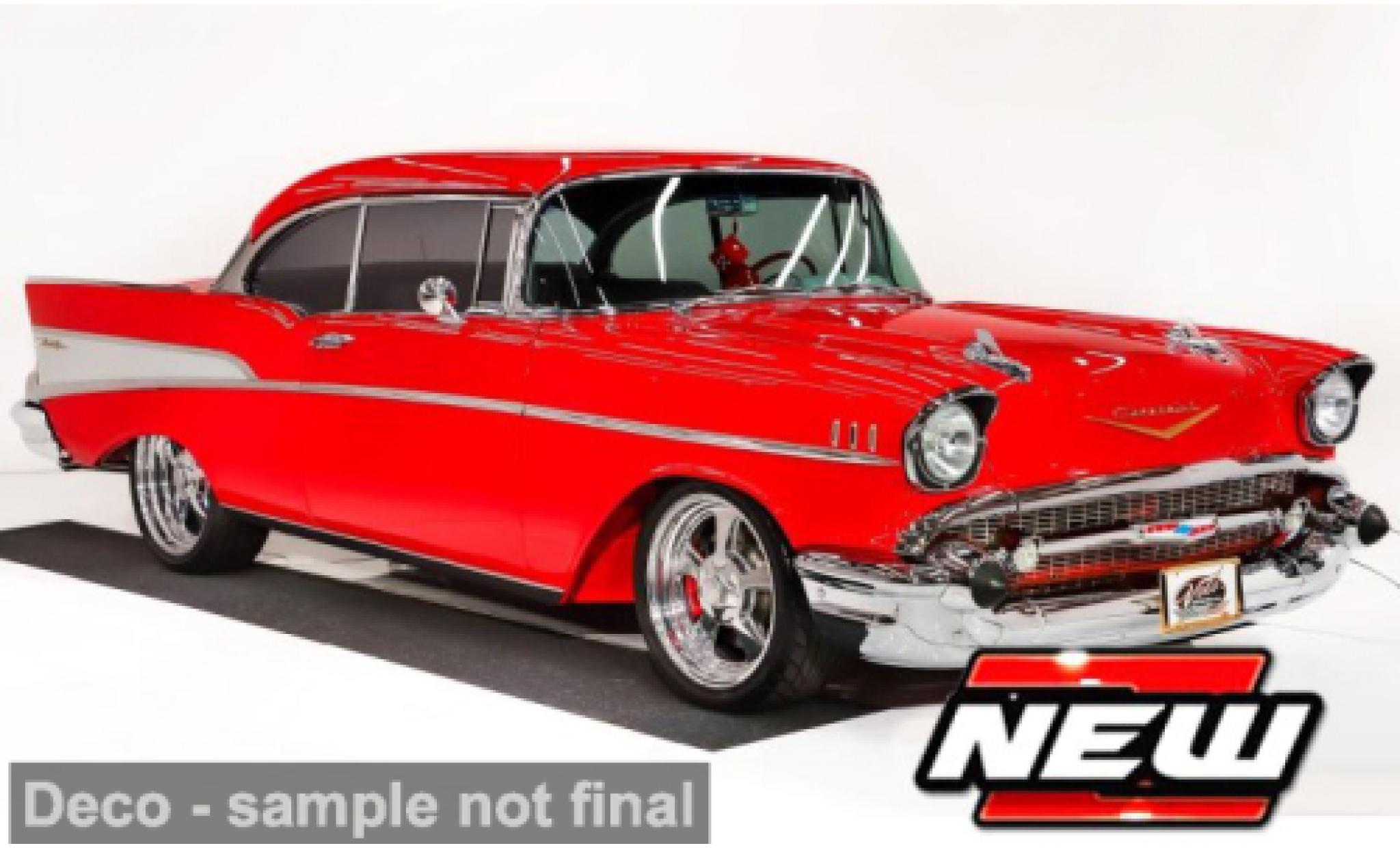 Chevrolet Bel Air 1/18 Maisto rot 1957 1:18 modellautos