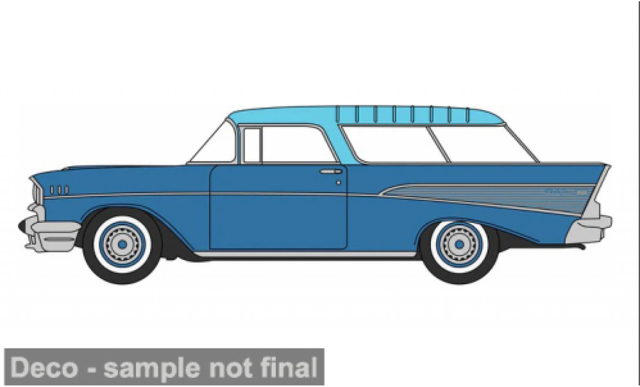 Chevrolet Nomad 1/87 Oxford blau/blau 1957 1:87 modellautos