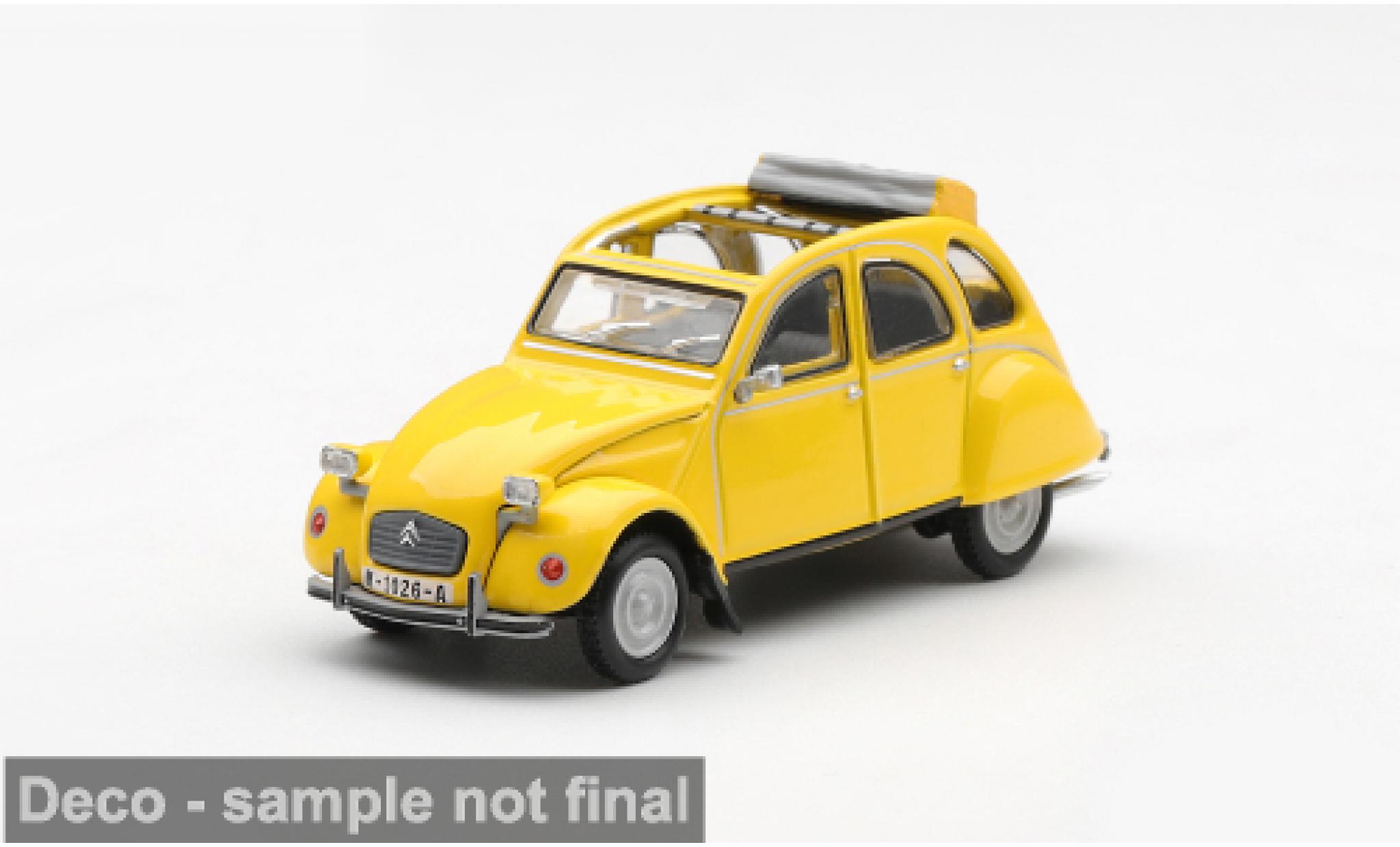 Citroen 2CV 1/64 Mini GT gelb 1981 James Bond 007 &ndash; For Your Eyes Only 1:64 modellautos