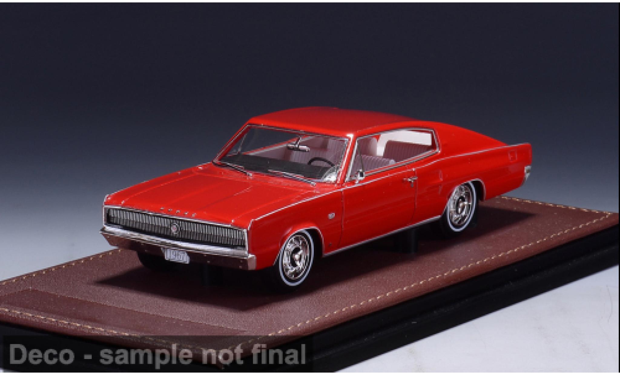 Dodge Charger 1/43 GLM rot 1967 1:43 modellautos