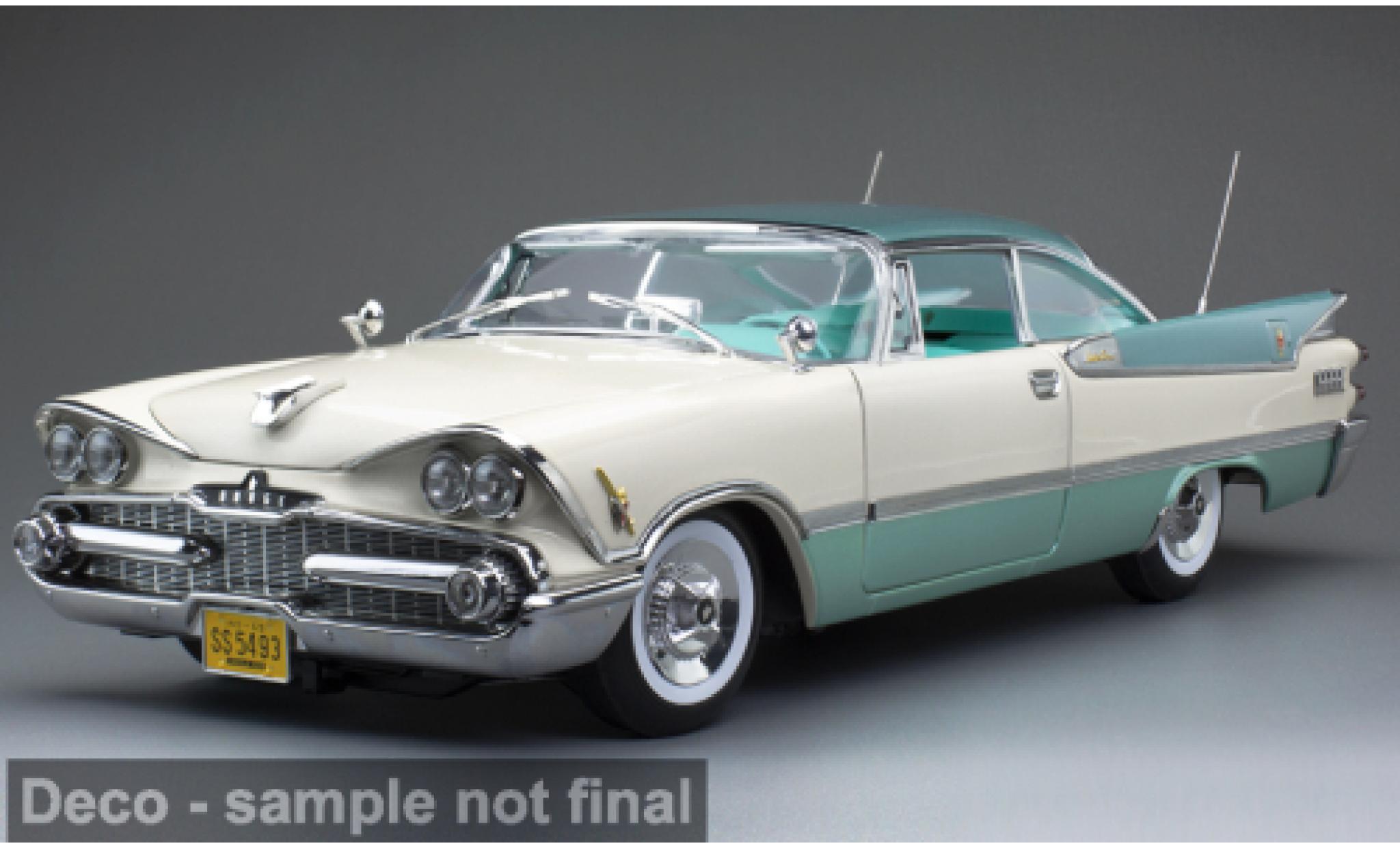 Dodge Custom Royal Lancer 1/18 Sun Star Hard Top t&uuml;rkis/beige 1959 1:18 modellautos