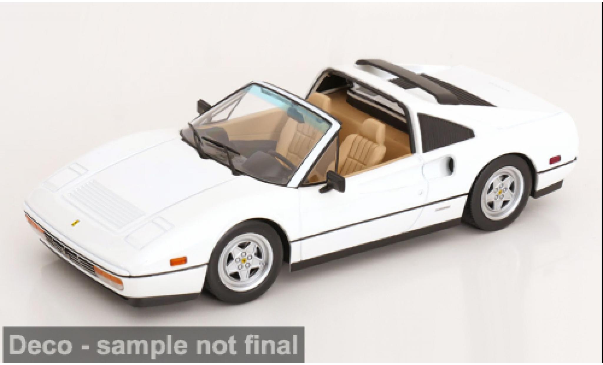 Ferrari 328 1/18 KK Scale GTS weiss 1985 US-Version 1:18 modellautos