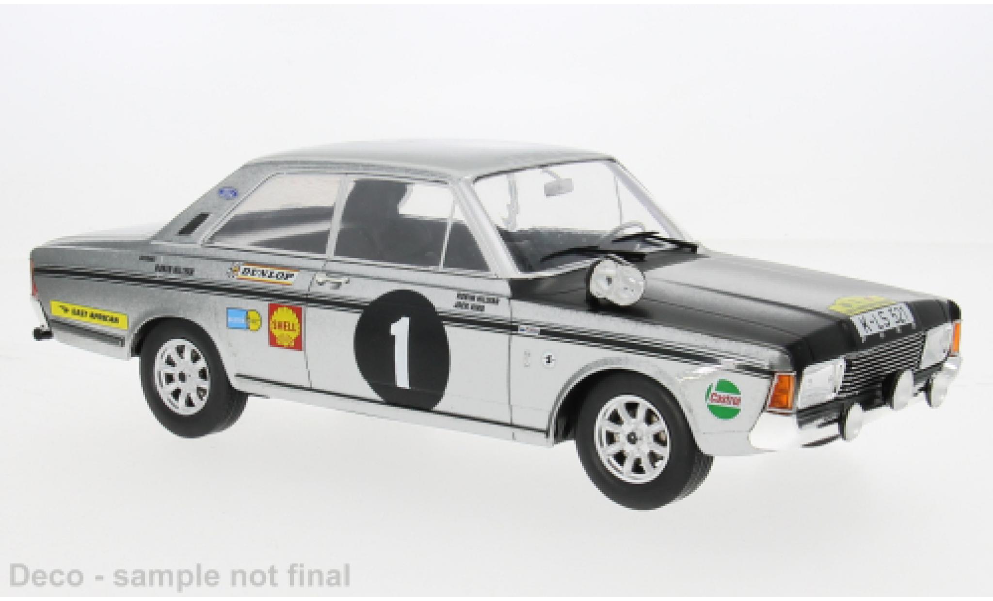 Ford 20M 1/18 MCG RS (P7b) Rally WM East African Safari Rally 1969 #1 R.Hillyar/J.Aird 1:18 modellautos