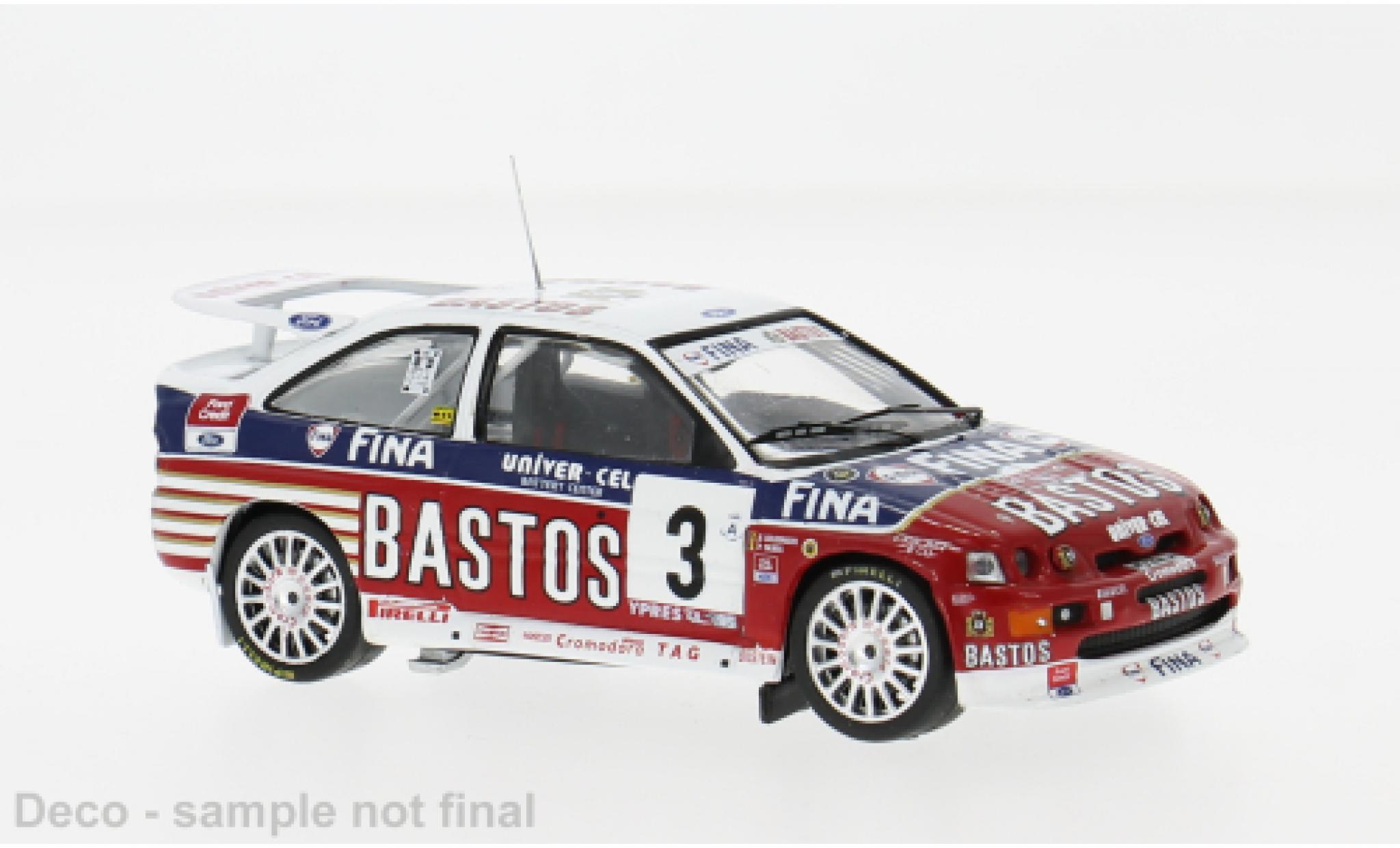 Ford Escort 1/43 IXO RS Cosworth Rally Ypres 1995 #3 P.Snijers/D.Colebunders 1:43 modellautos
