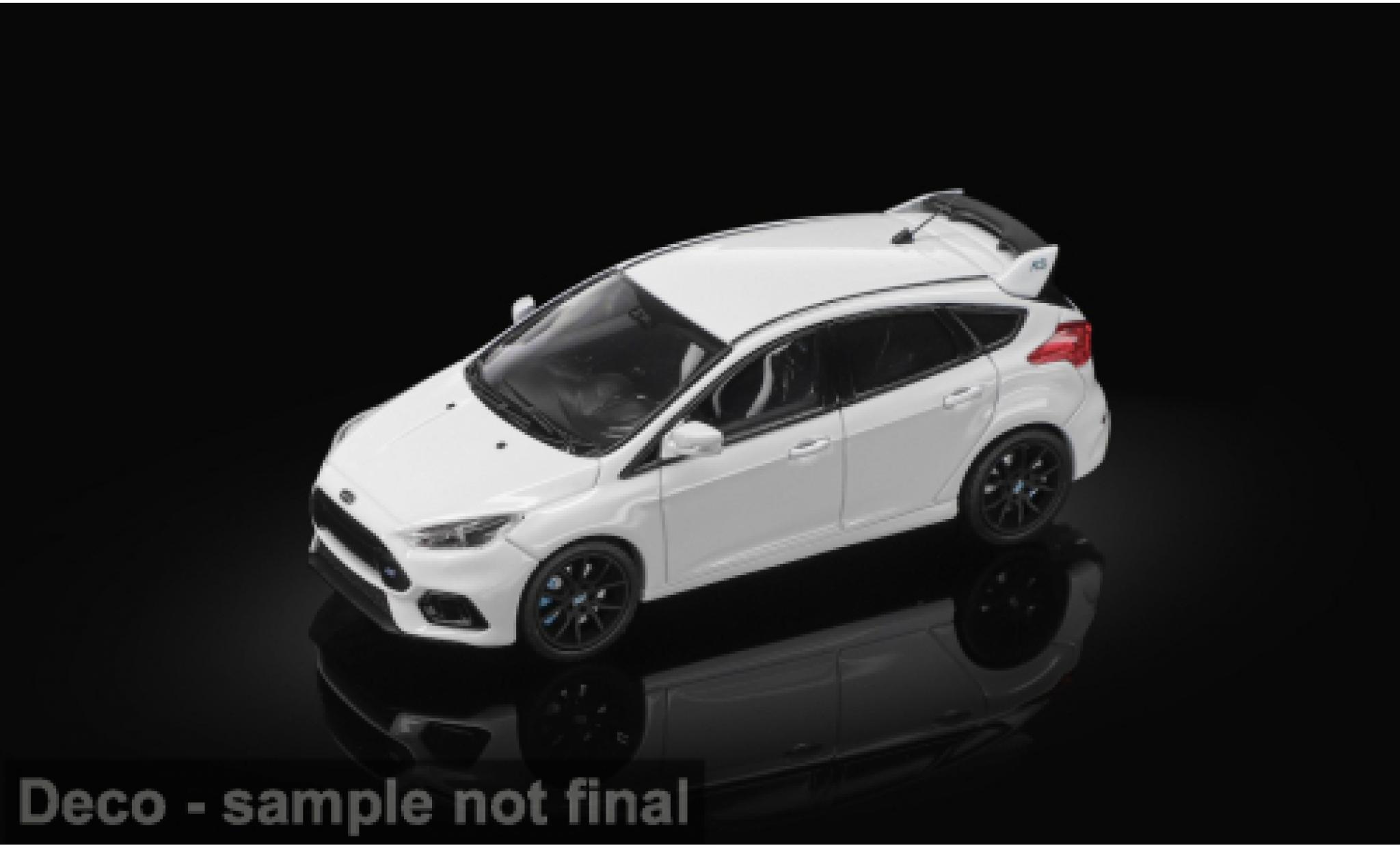 Ford Focus 1/64 Sun Star RS weiss 2018 1:64 modellautos