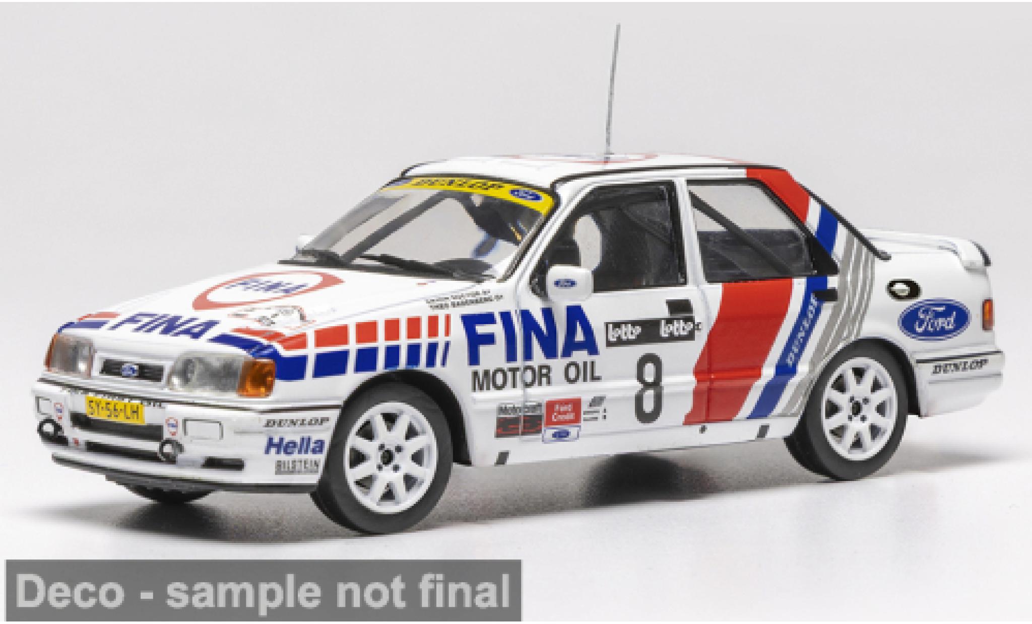 Ford Sierra 1/43 IXO RS Cosworth 4x4 Circuit des Ardennes 1990 #8 E.Doctor/T.Badenberg 1:43 modellautos
