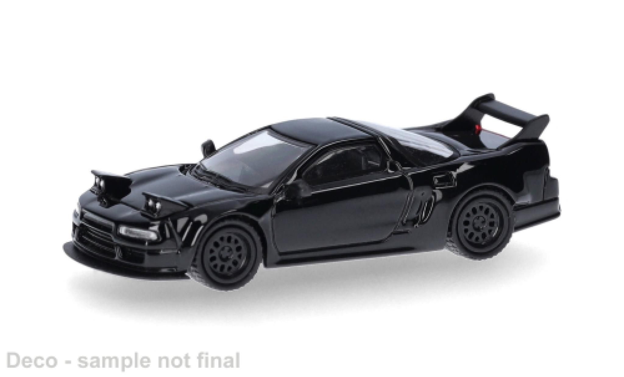 Honda NSX 1/87 Micro City 87 mit austauschbaren Scheinwerfern schwarz 1:87 modellautos
