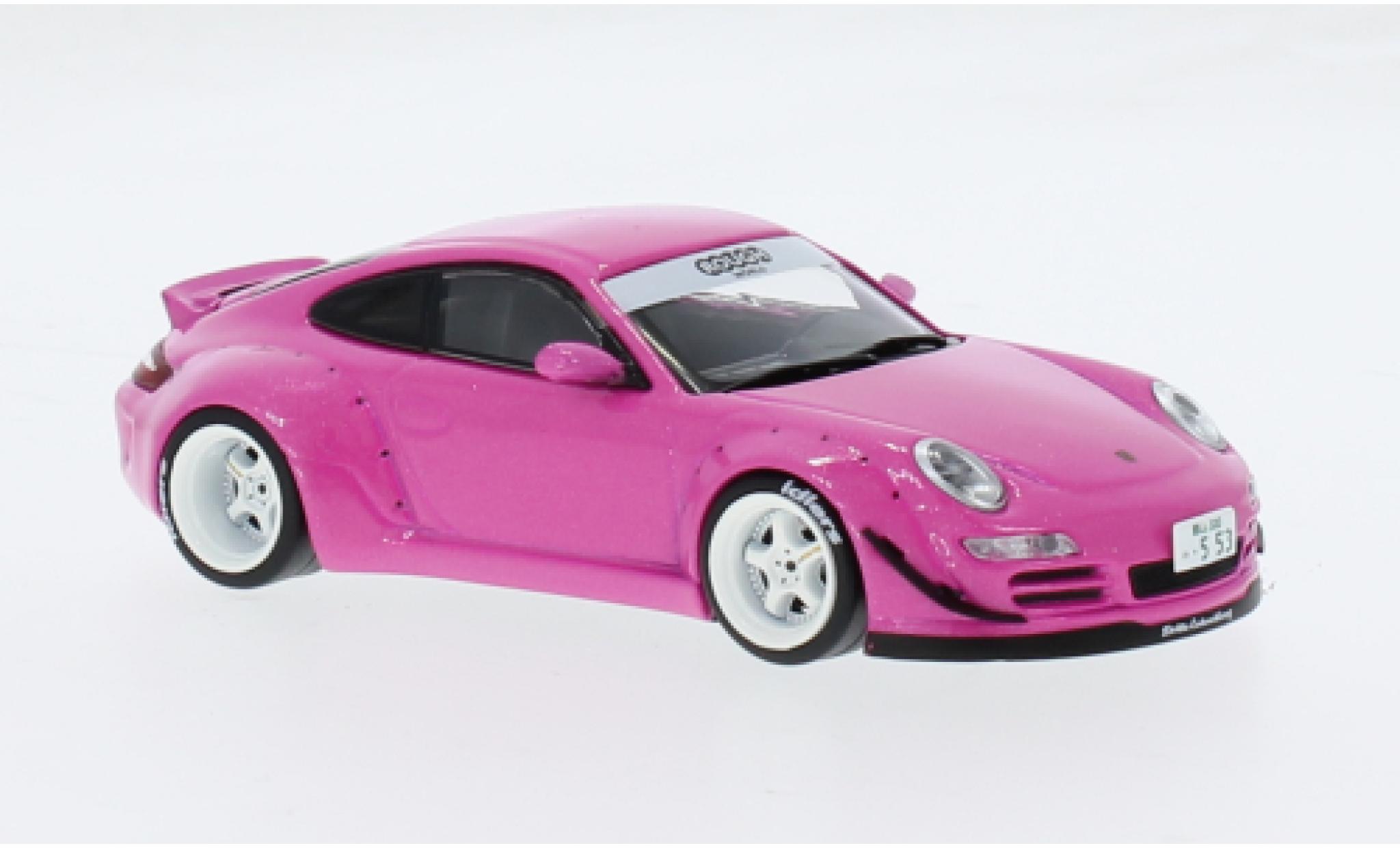 Porsche 997 RWB 1/43 IXO rosa 1:43 modellautos