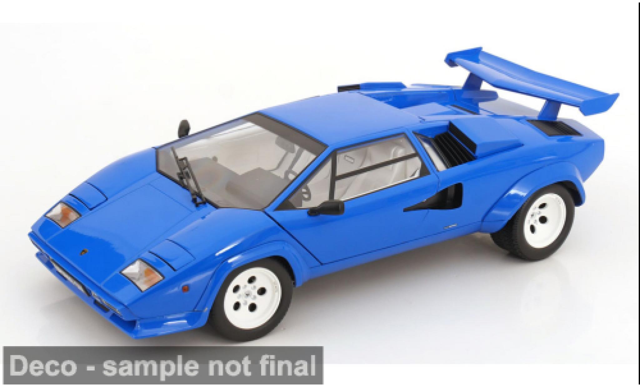 Lamborghini Countach 1/12 KK Scale LP 5000S QV blau 1985 1:12 modellautos