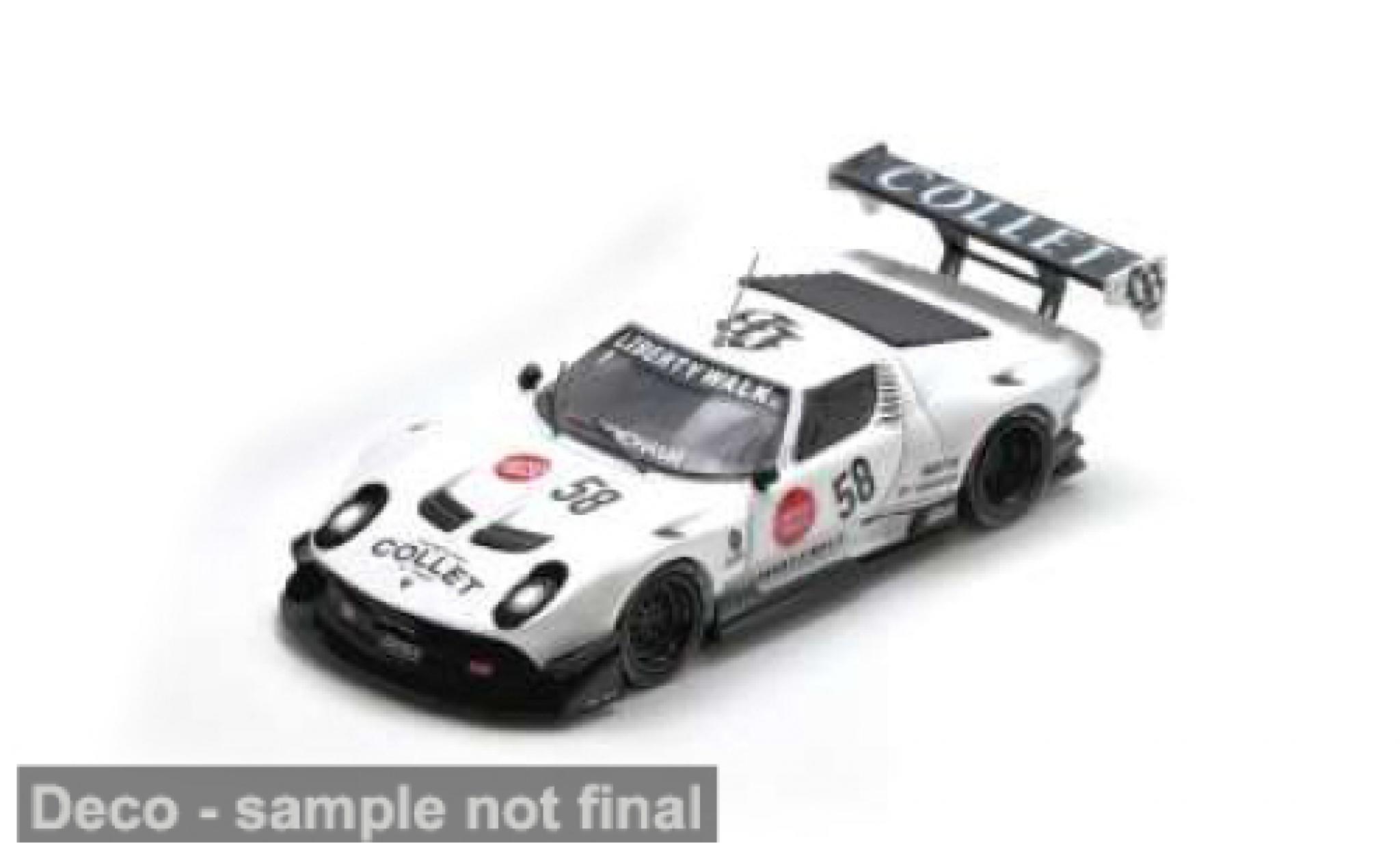 Lamborghini Miura 1/64 INNO64 GT weiss/schwarz LB-Silhouette Works 1:64 modellautos