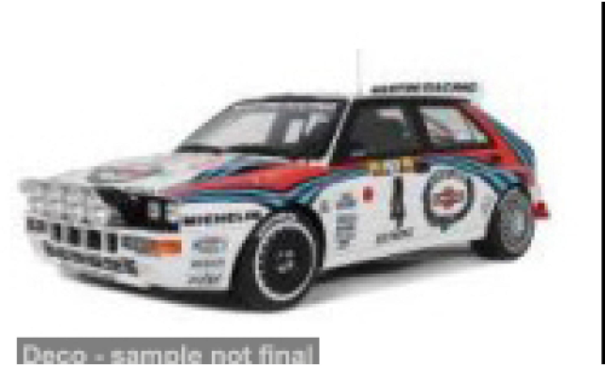 Lancia Delta 1/12 Ottomobile HF Integrale Rally Monte Carlo 1992 #4 D.Auriol/B.Occelli 1:12 modellautos