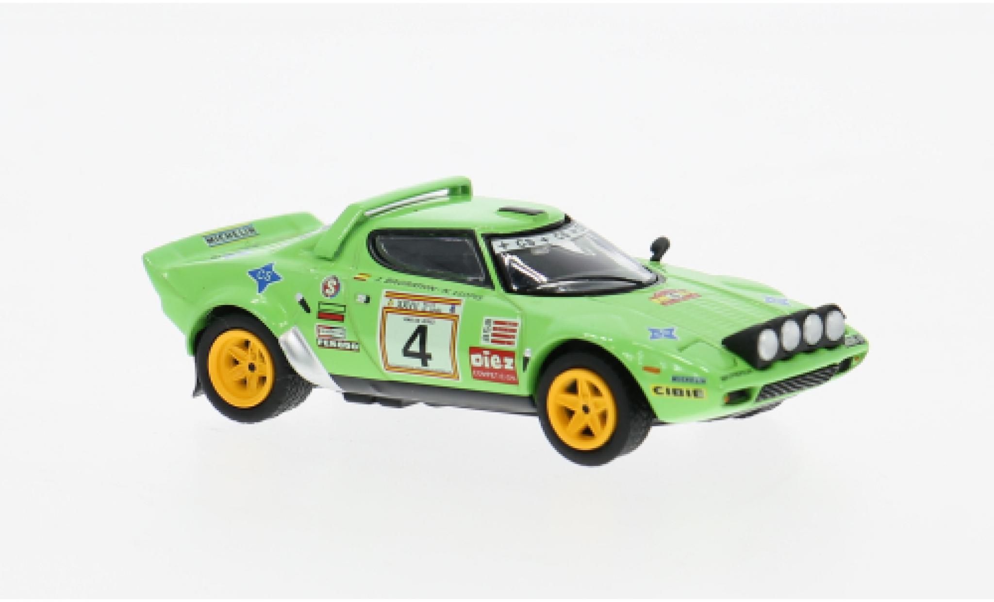 Lancia Stratos 1/64 Mini GT HF Rally Vino de Jerez 1979 #4 J.de Bagration/N.Llopis 1:64 modellautos
