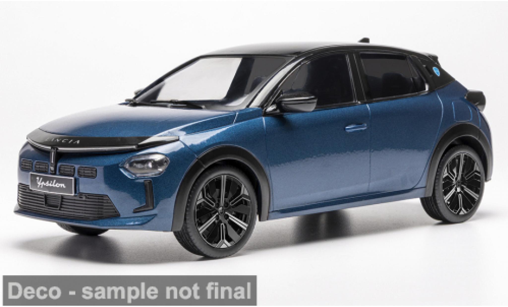 Lancia Ypsilon 1/18 IXO blau/schwarz 2025 1:18 modellautos