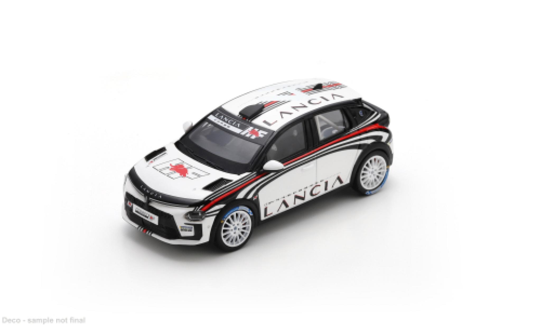 Lancia Ypsilon 1/43 Spark HF Rally4 weiss/Dekor 1:43 modellautos