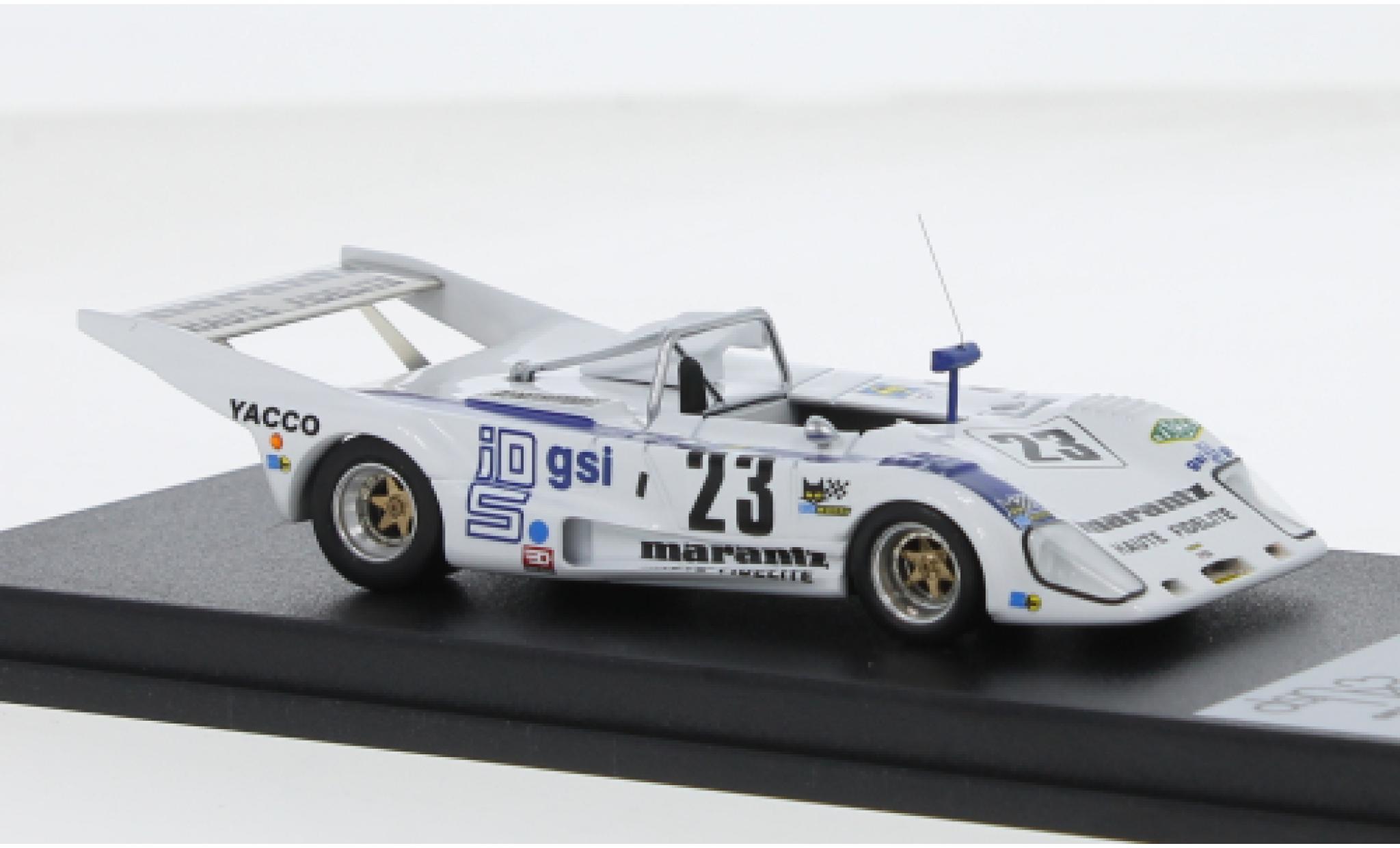 Lola T298 1/43 Trofeu 24h Le Mans 1980 #23 M.Dubois/F.Vetsch 1:43 modellautos