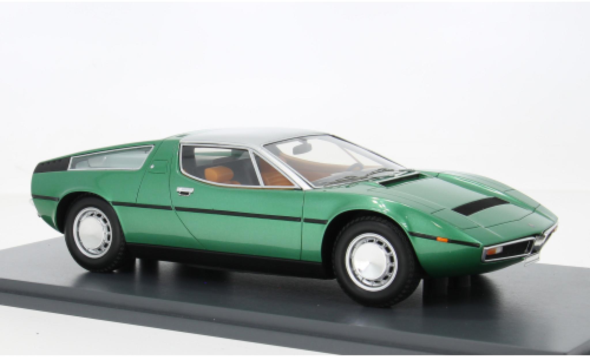 Maserati Bora 1/18 Schuco gr&uuml;n 1971 1:18 modellautos