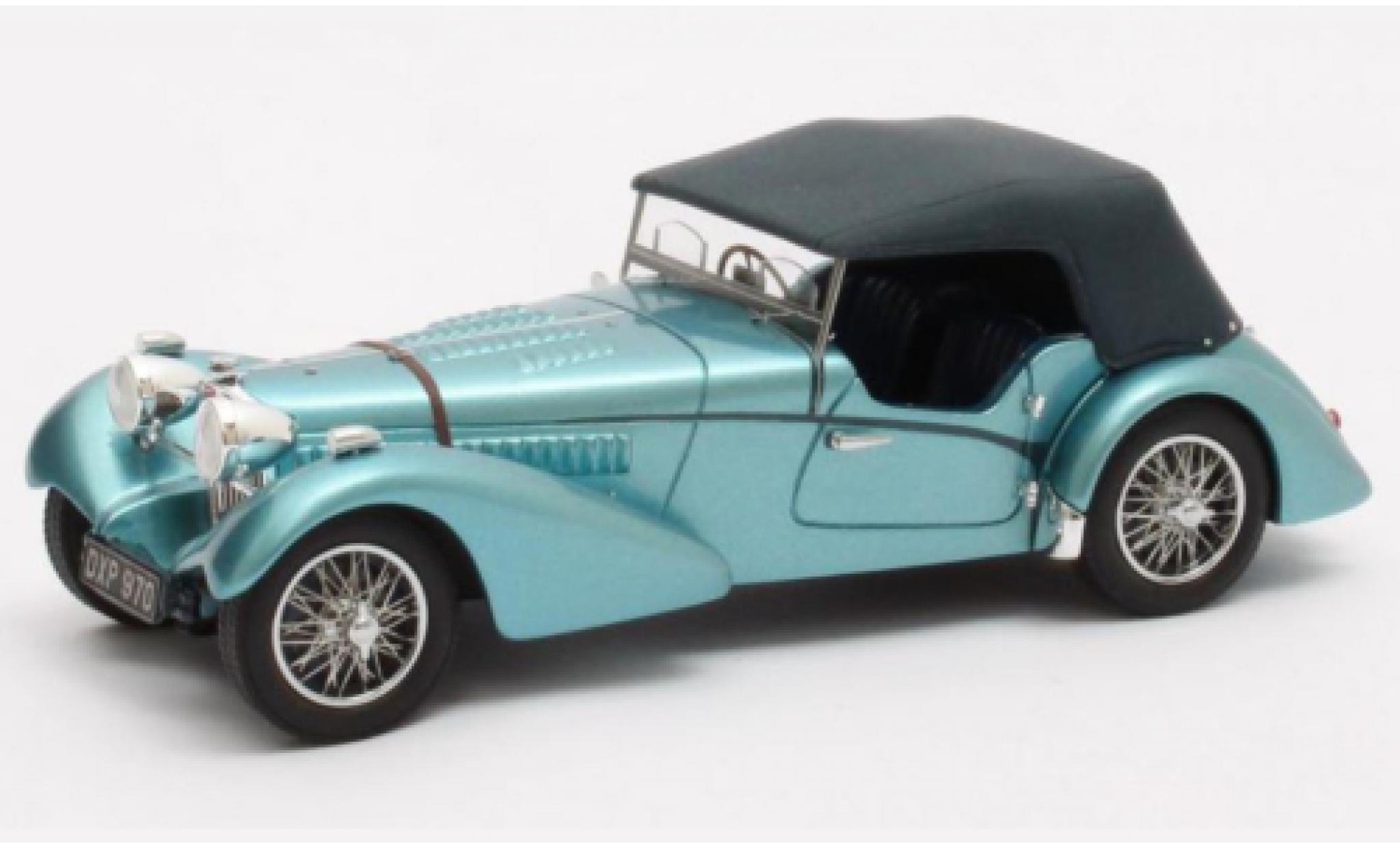 Bugatti 57 1/43 Matrix TSC Sports Tourer Vanden Plas metallise blau RHD 1938 1:43 modellautos