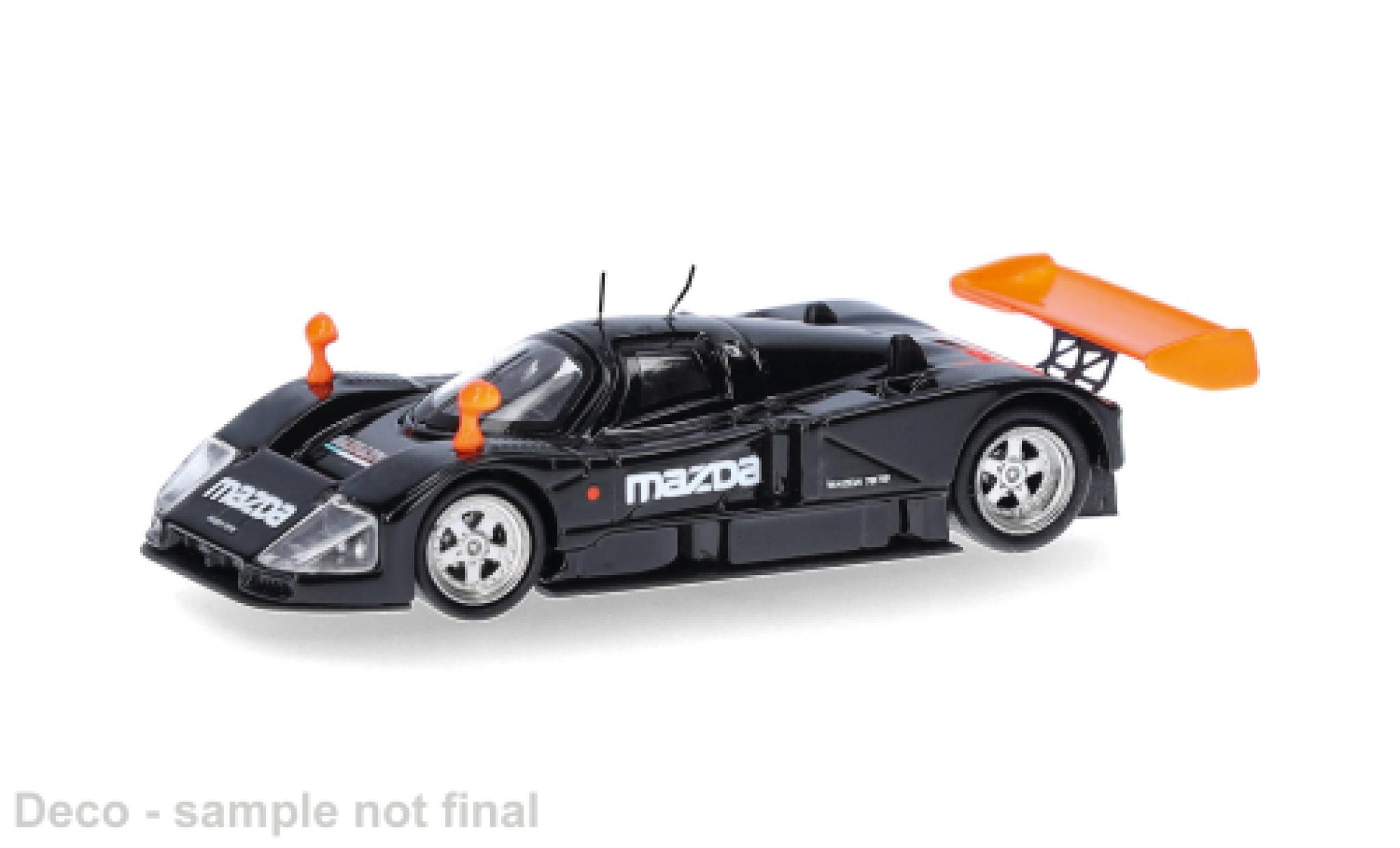 Mazda 787B 1/87 Micro City 87 schwarz/orange 1:87 modellautos