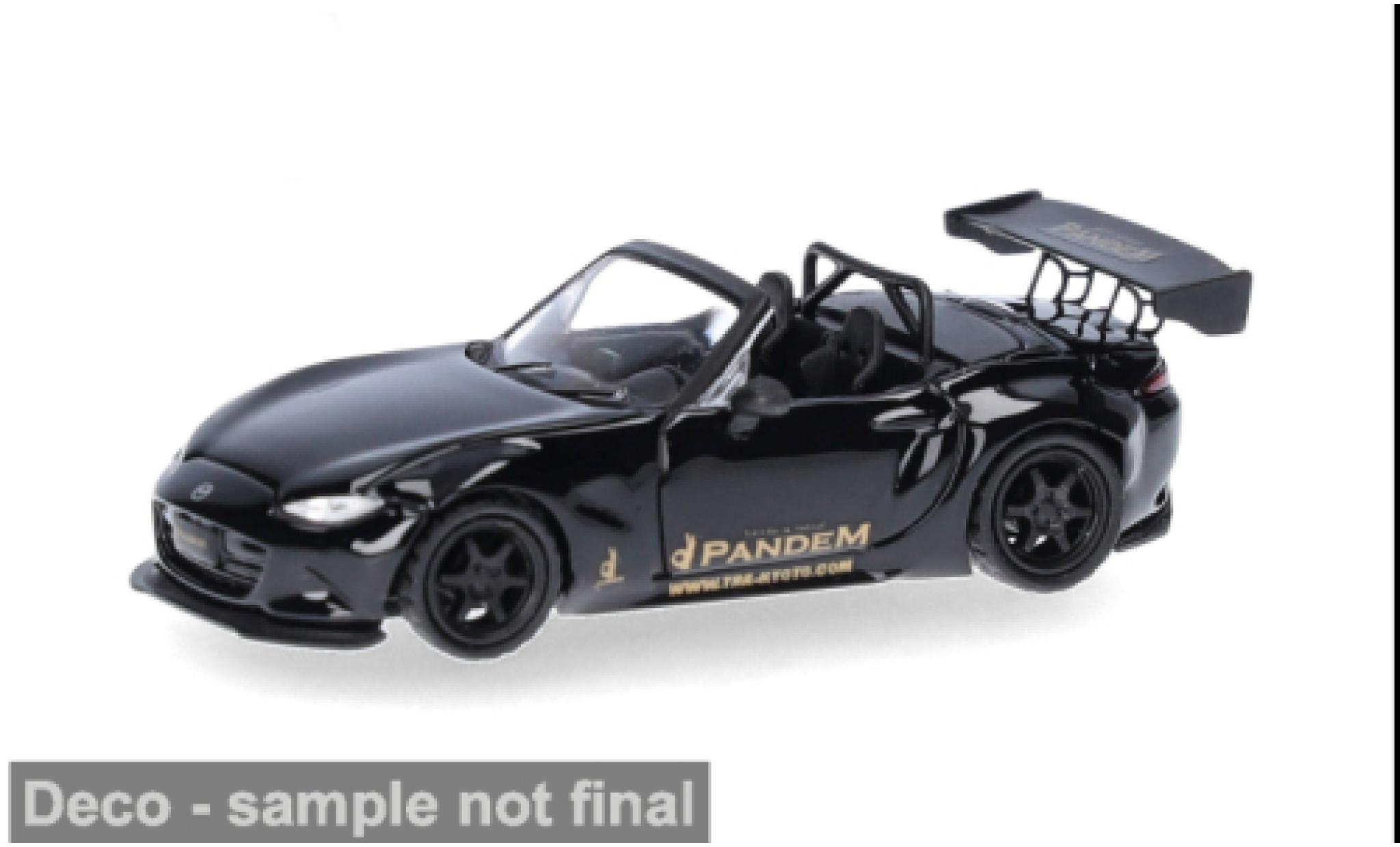 Mazda MX 1/87 Micro City 87 -5 Rocket Bunny schwarz 1:87 modellautos