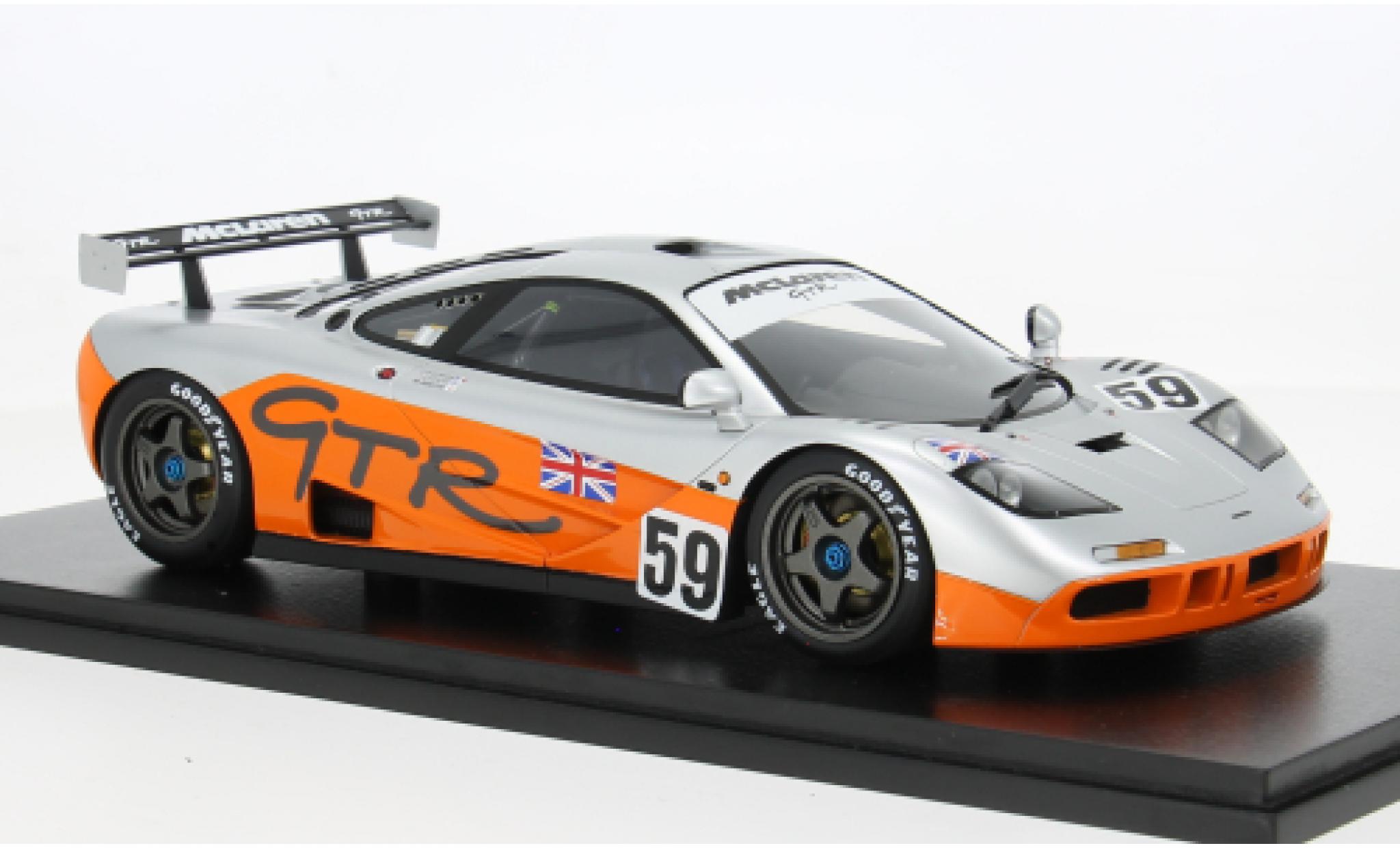McLaren F1 1/18 Spark GTR 24h Le Mans 1995 #59 Y.Dalmas/P-H.Raphanel 1:18 modellautos