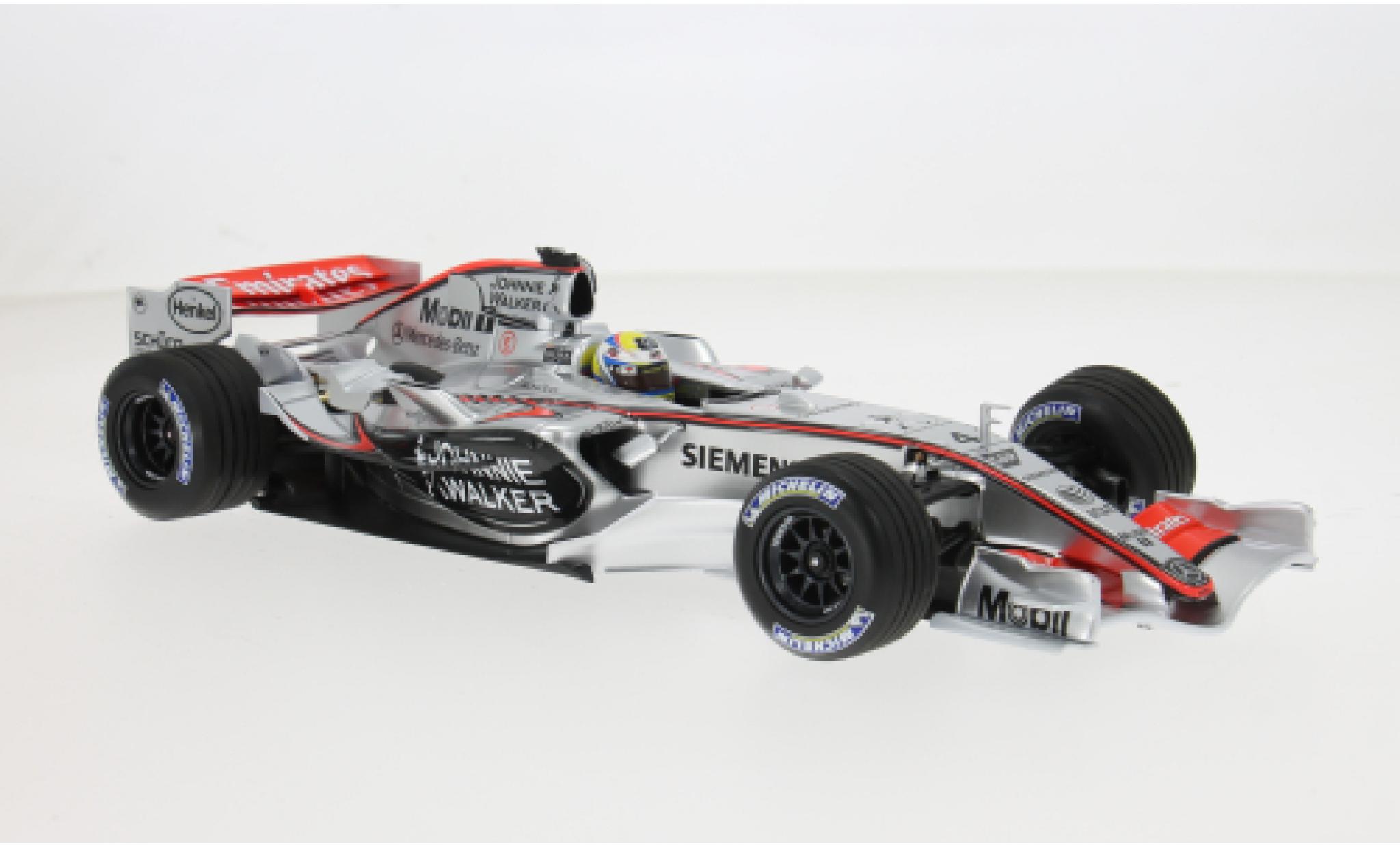 Mercedes CLA 1/18 Minichamps McLaren MP4/21 Formel 1 2006 Team McLaren #4 J-P.Montoya 1:18 modellautos