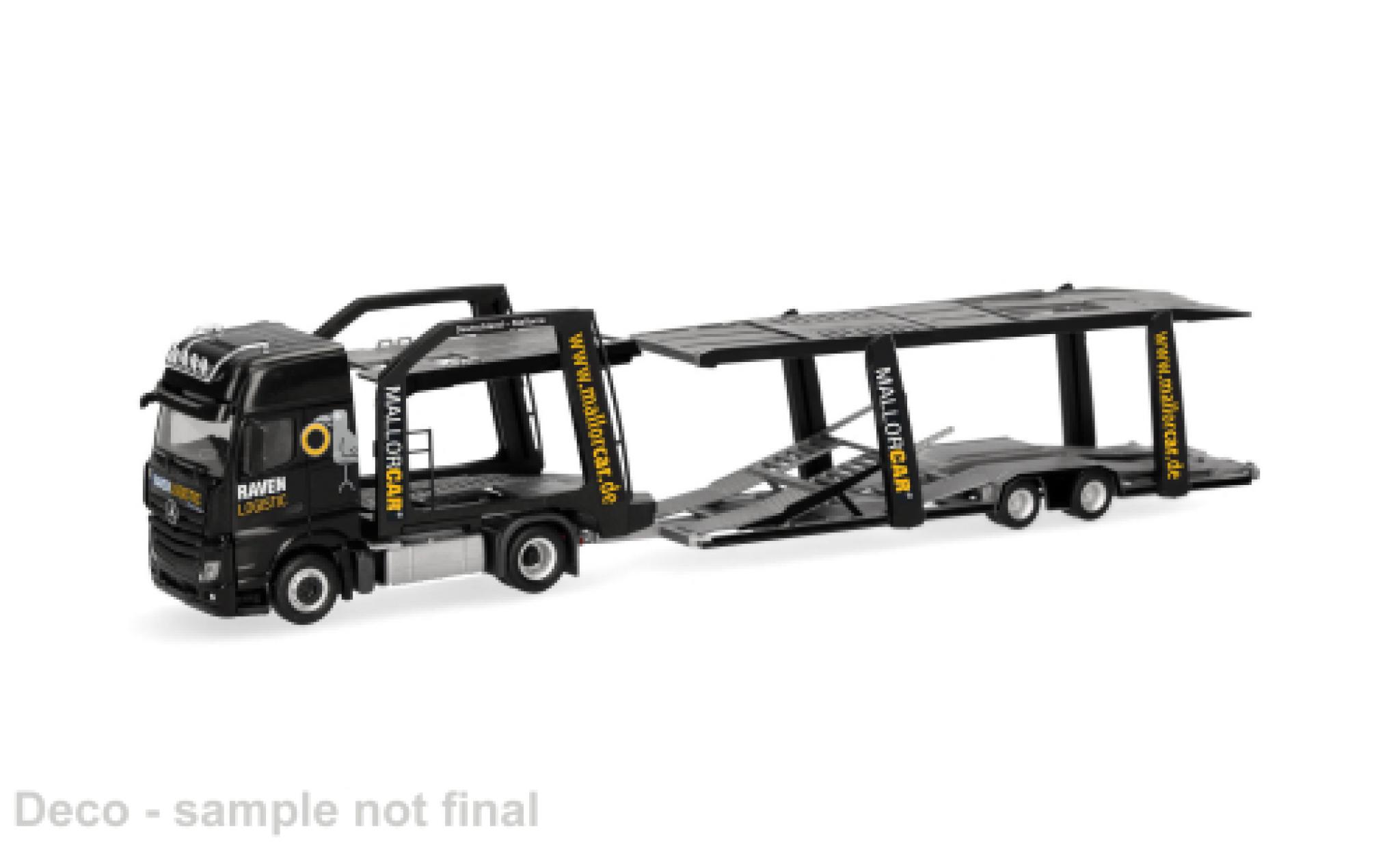 Mercedes Actros 1/87 Herpa 18 L Raven Logistic 1:87 modellautos