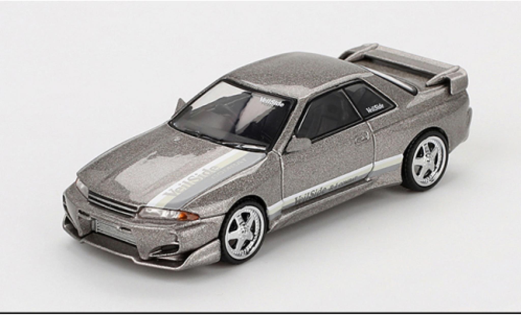 Nissan Skyline Mini GT GT-R (R32) VeilSide Combat C-I grau 2011 1:64 Modellautos Nissan Skyline Mini GT GT-R (R32) VeilSide Combat C-I grau 2011 1:64 modellautos