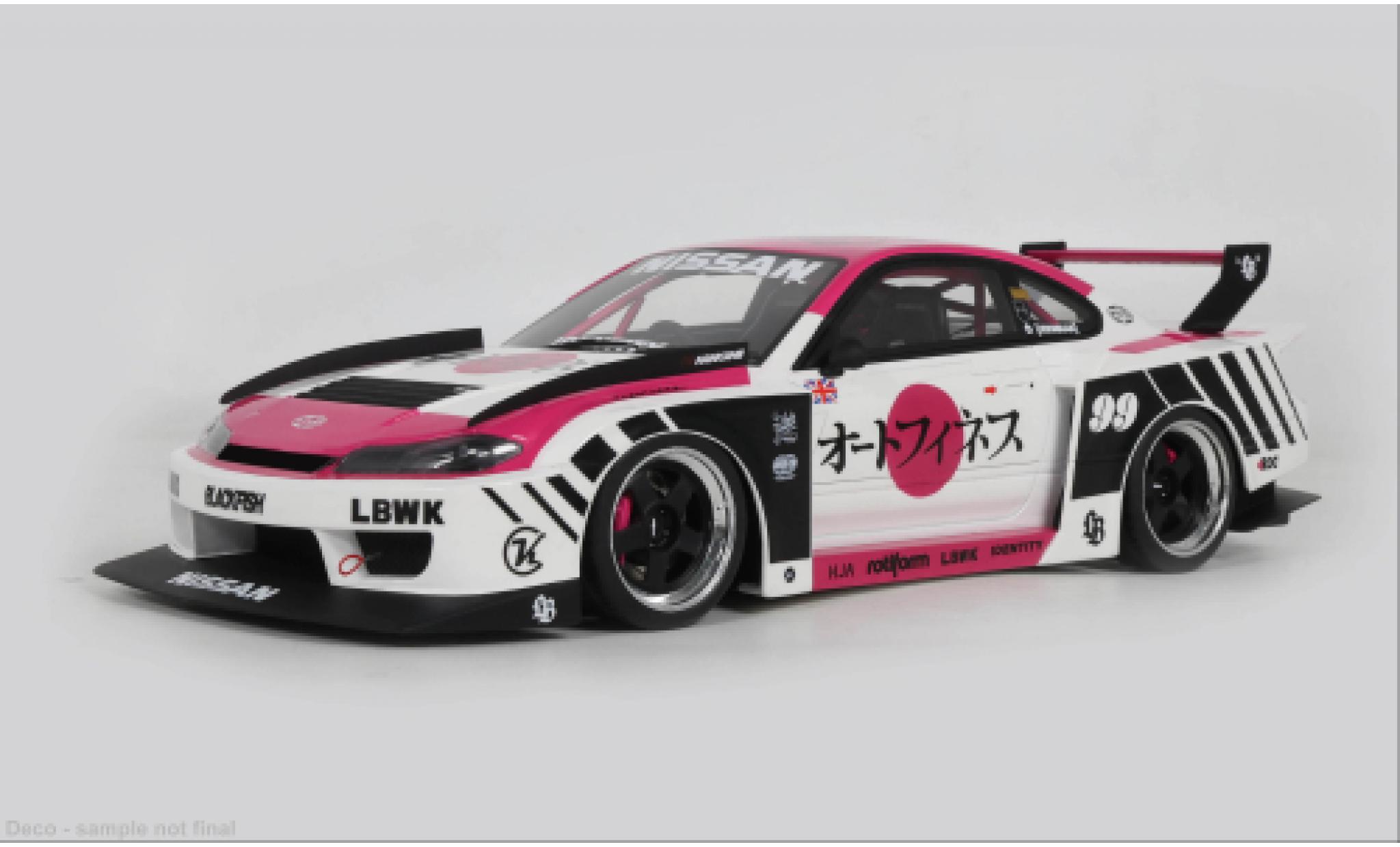 Nissan Silvia 1/18 GT Spirit (S15) LB-Super Silhouette pink/Dekor 2025 1:18 modellautos