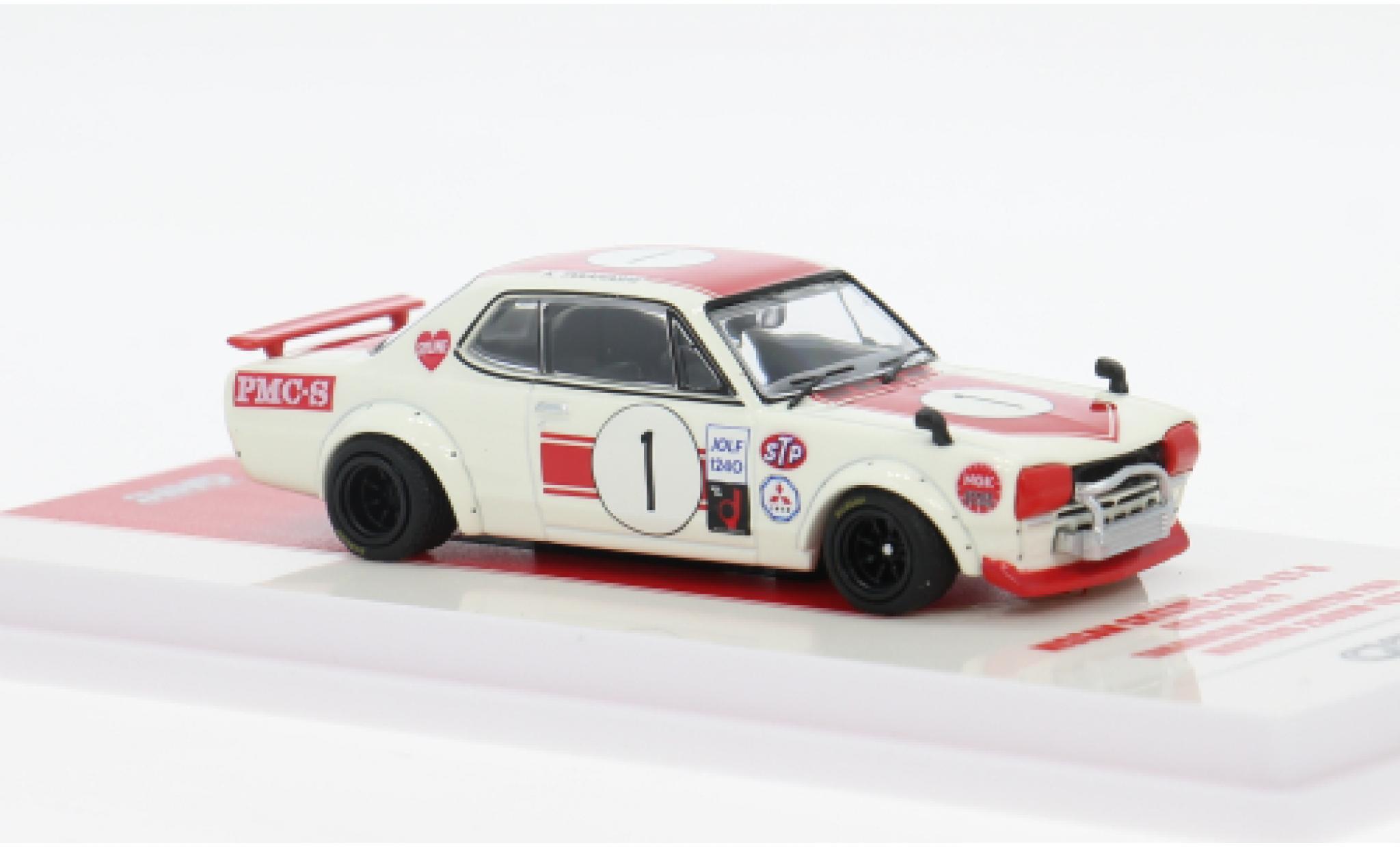 Nissan Skyline 1/64 INNO64 2000 GT-R (KPGC10) Fuji Masters 250km 1971 #1 T.Kunimitsu 1:64 modellautos