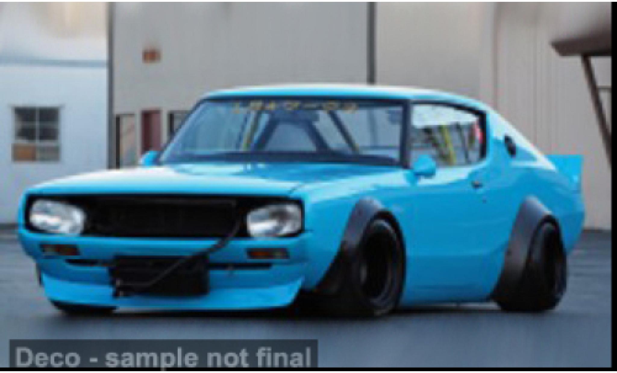 Nissan Skyline 1/43 Solido GT-R (KPGC110) blau 1972 1:43 modellautos