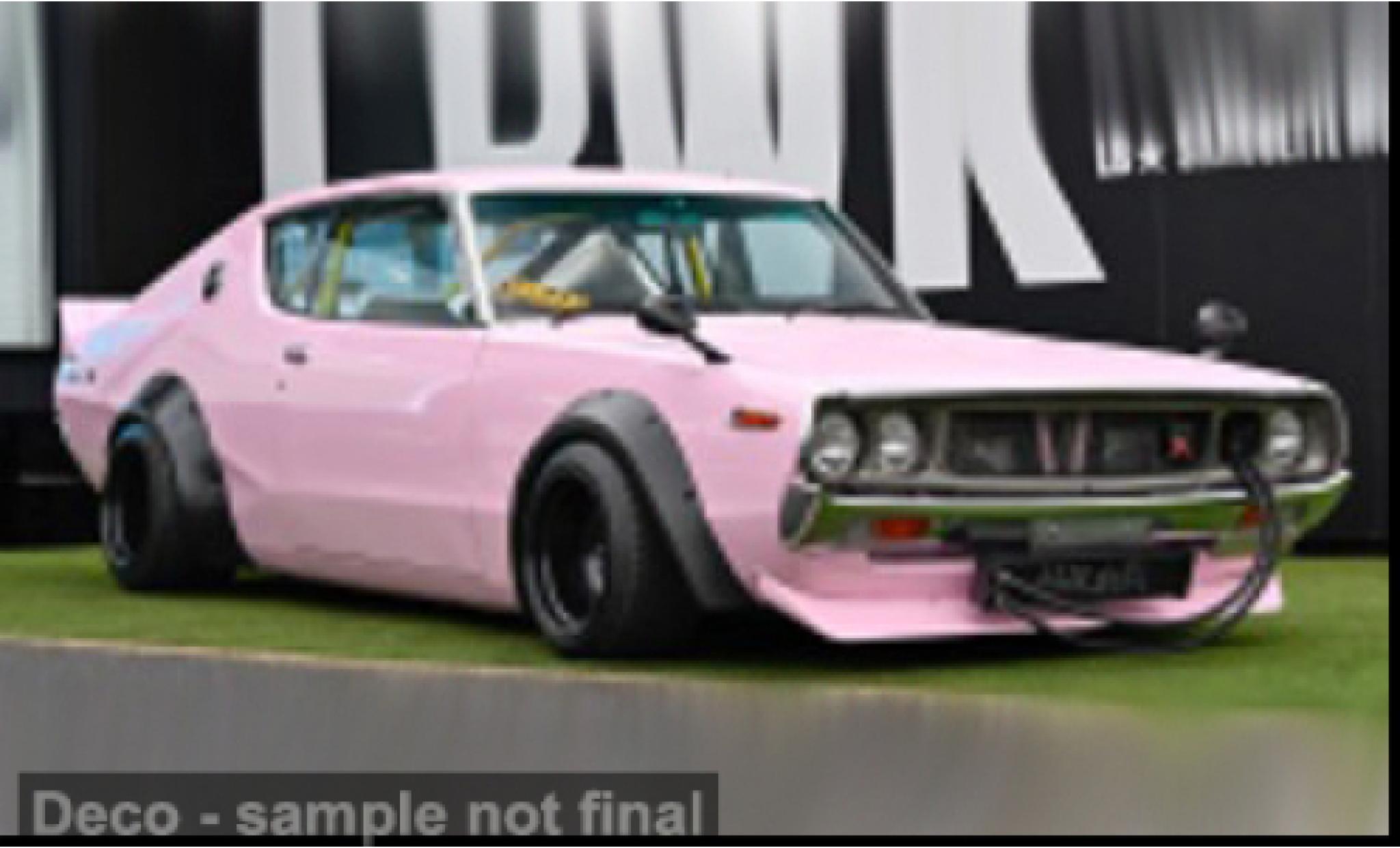 Nissan Skyline 1/43 Solido GT-R (KPGC110) rosa 1972 1:43 modellautos
