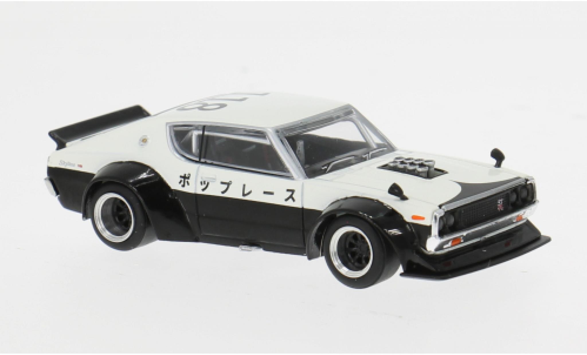 Nissan Skyline 1/64 Pop Race GT-R V8 Drift KPGC 110 Kenmeri 1:64 modellautos